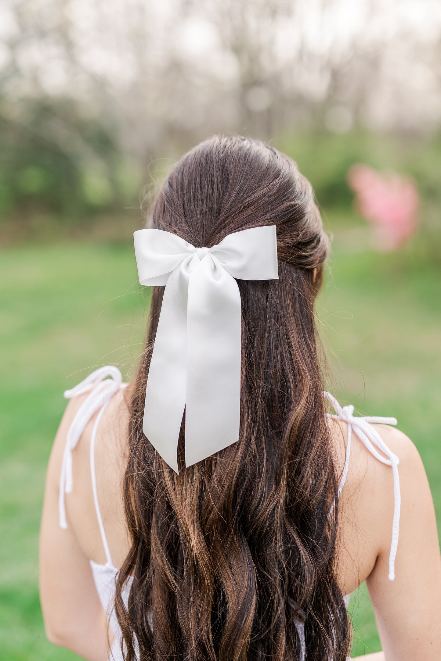 Wren Signature Satin Bow Barrette