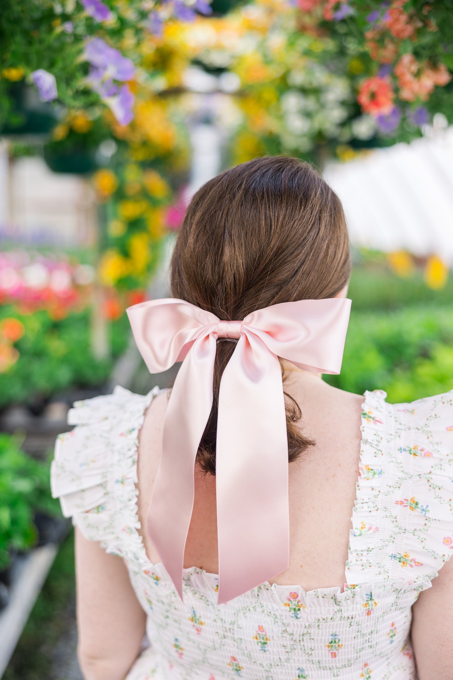 Oversized Bailee Signature Satin Bow Barrette