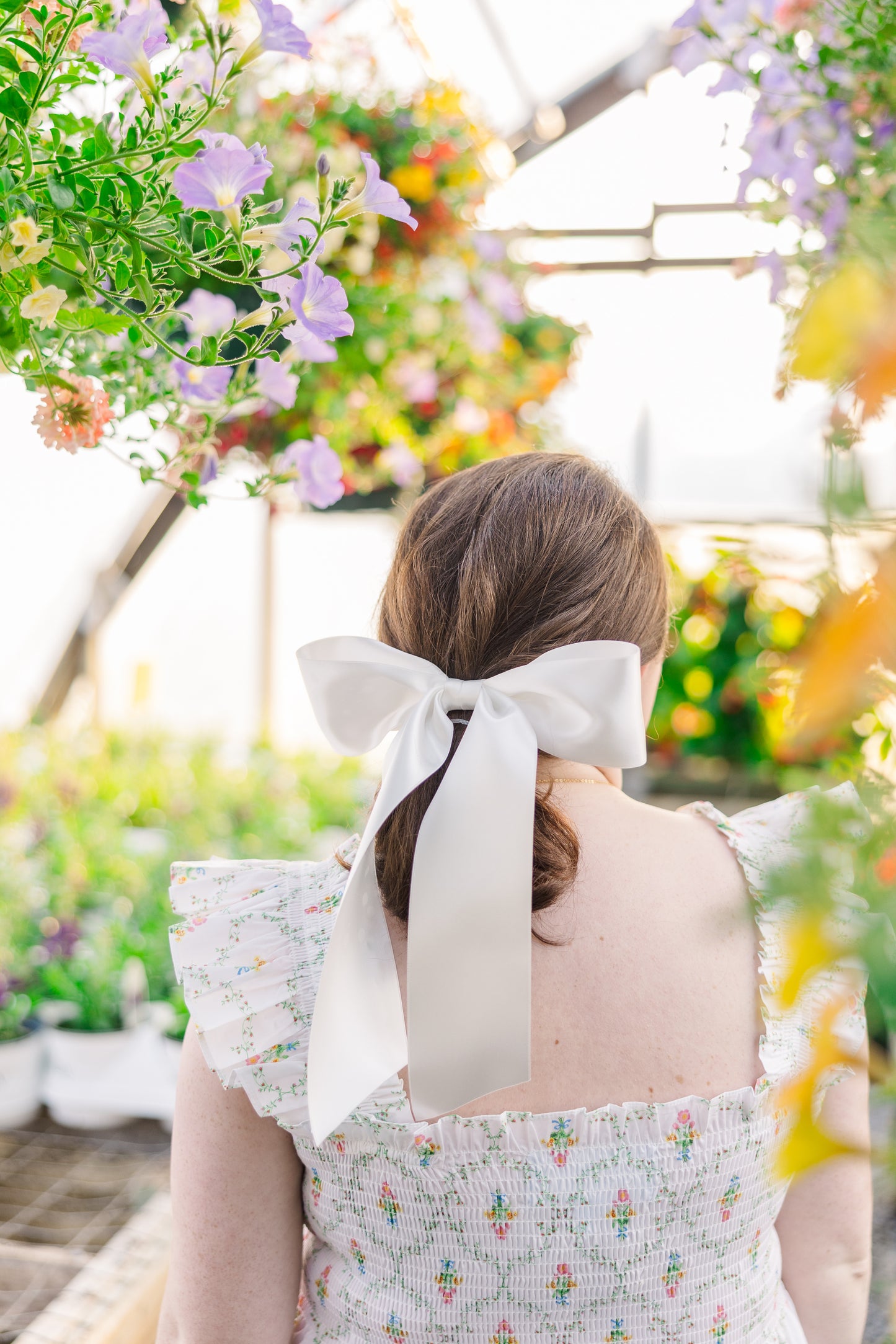 Oversized Bailee Signature Satin Bow Barrette