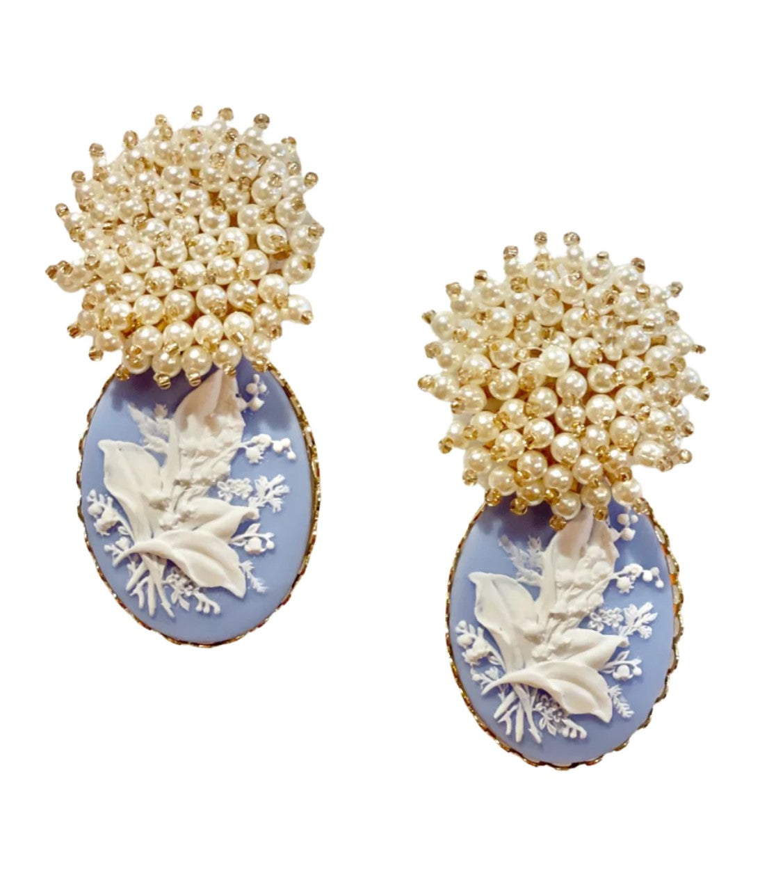 Abigail Cameo Earrings