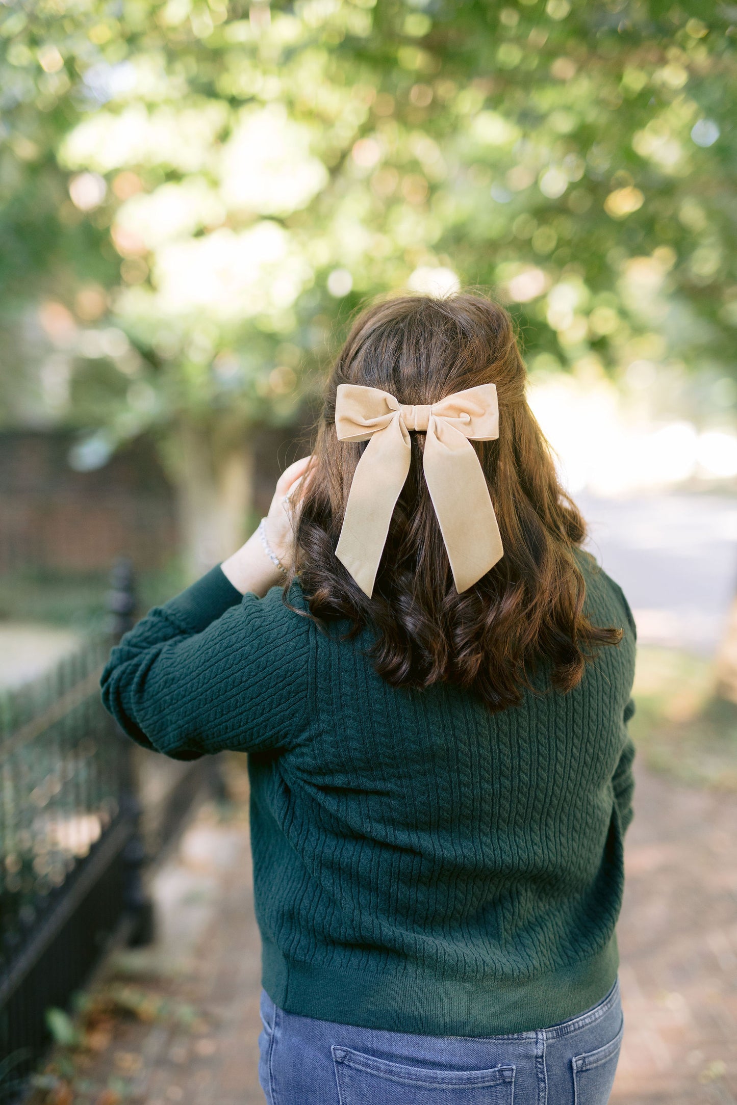 Bailee Velvet Bow