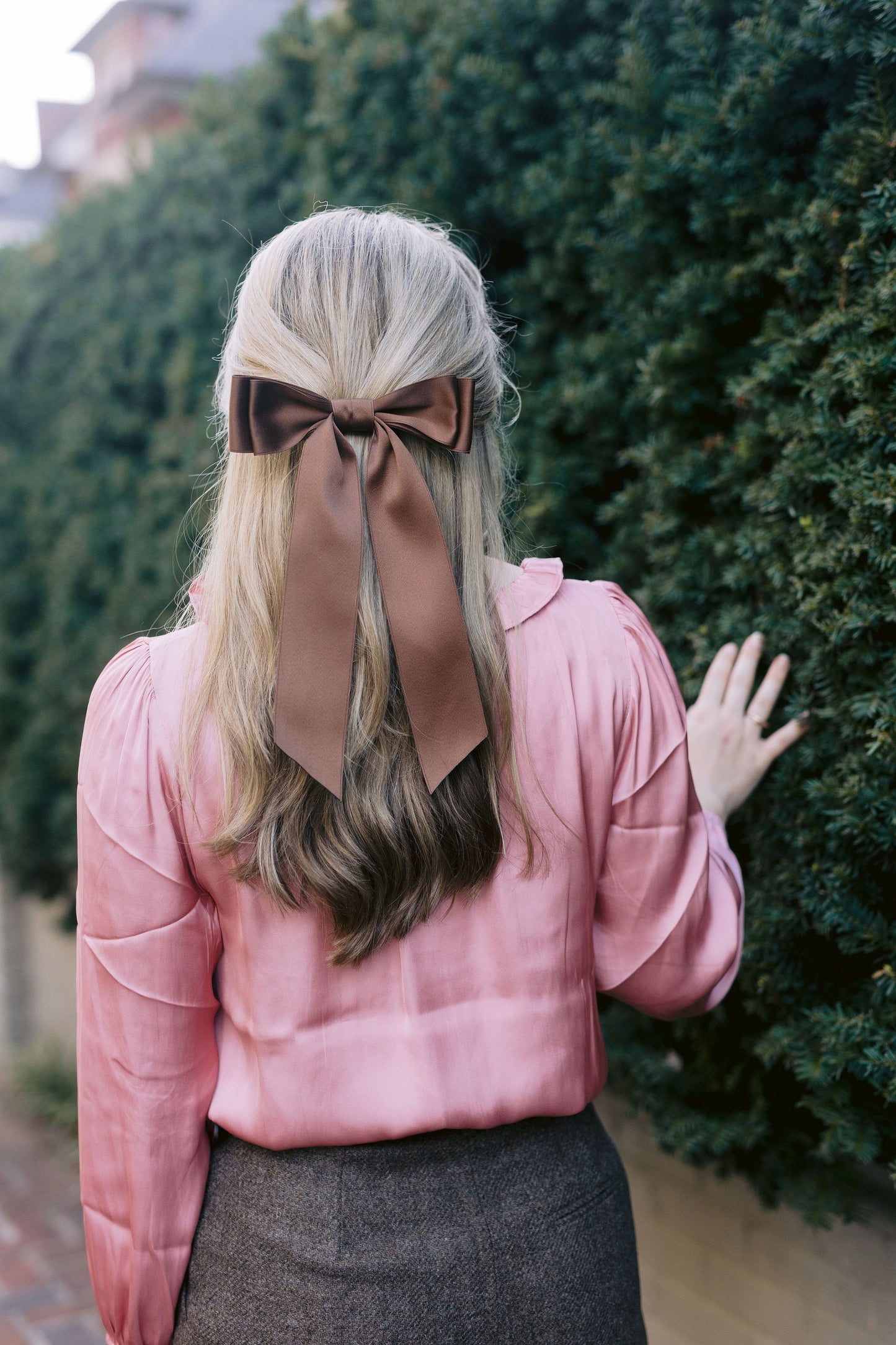 Oversized Stella Matte Satin Bow