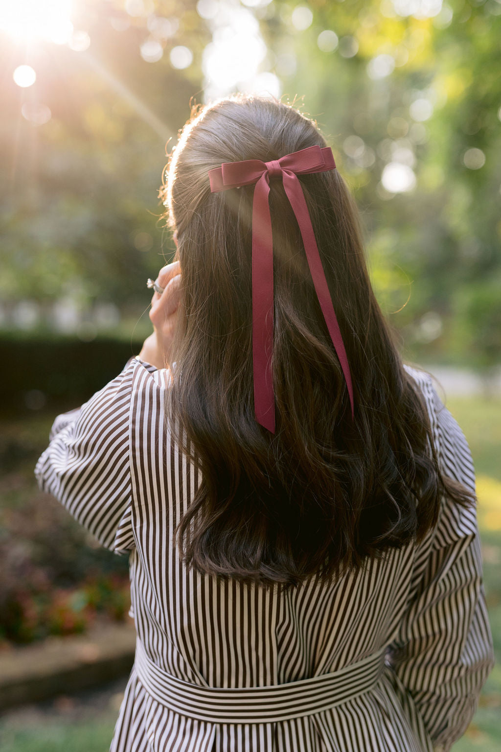 Micro Alice Matte Satin Bow