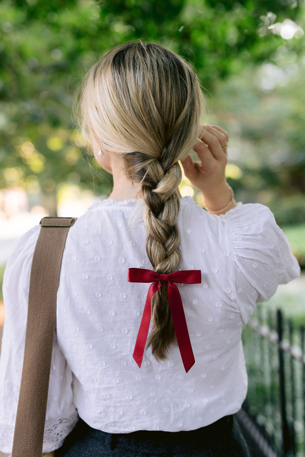 Micro Florence Matte Satin Bow