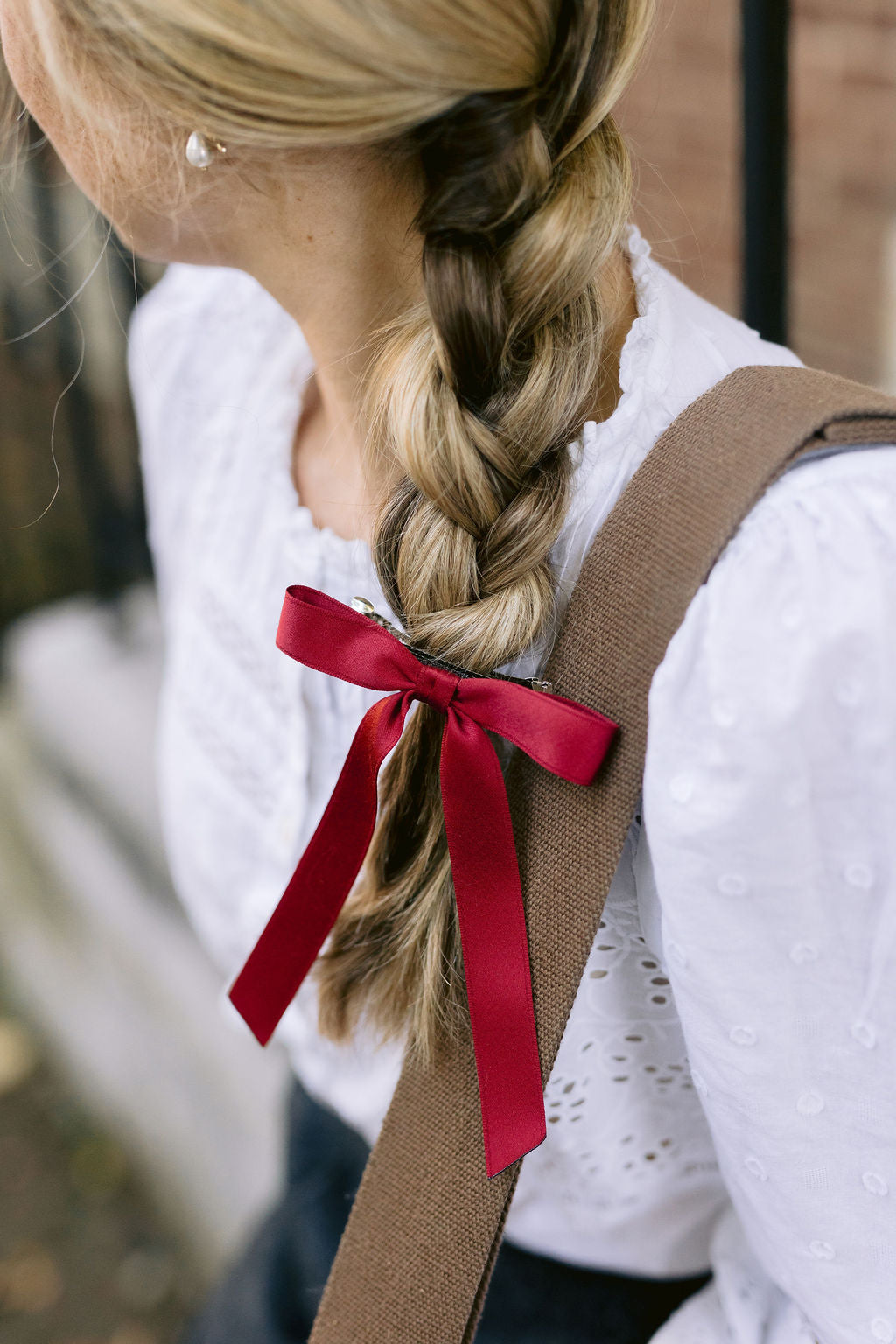 Micro Florence Matte Satin Bow