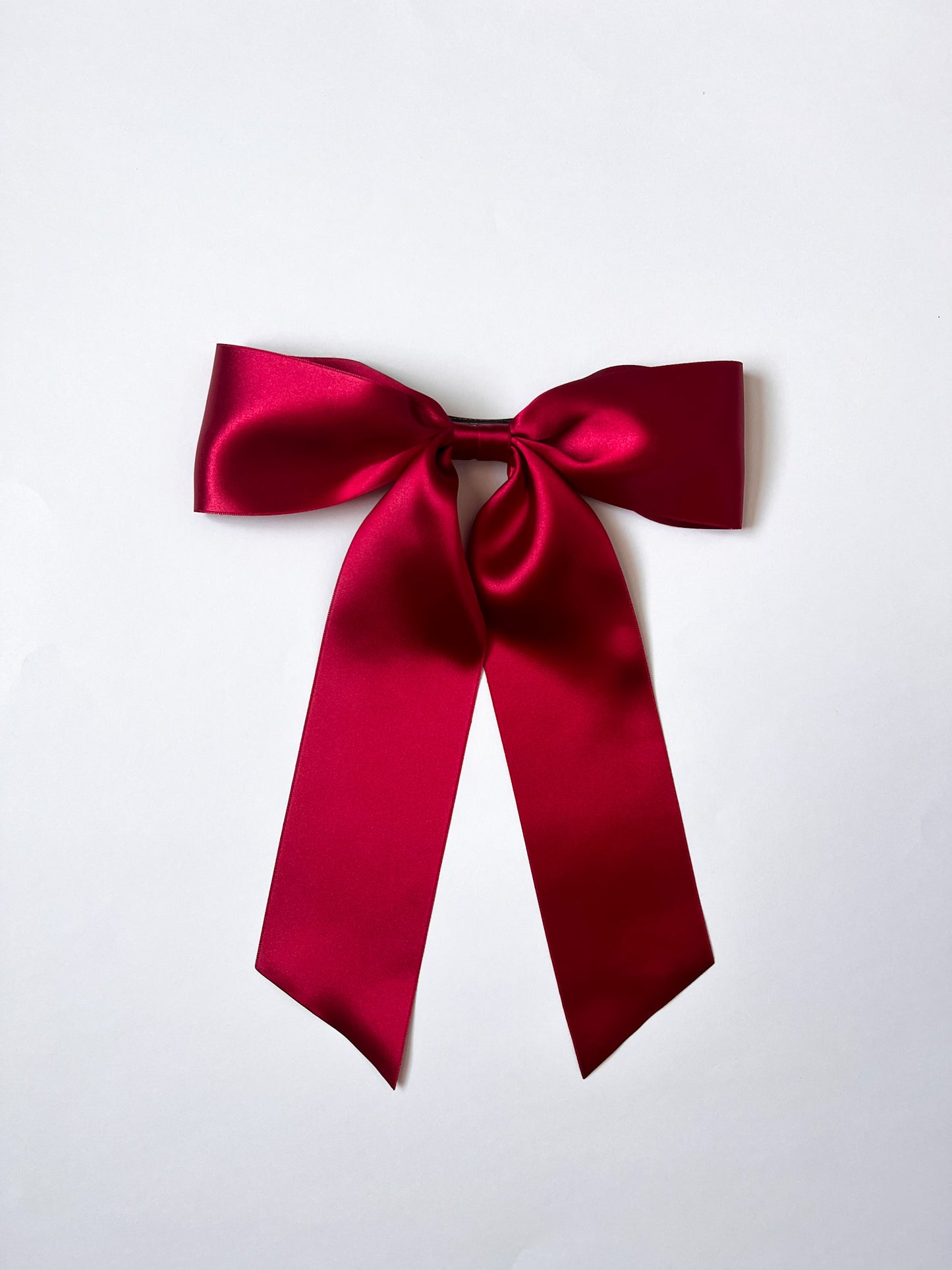 Oversized Bailee Signature Satin Bow Barrette