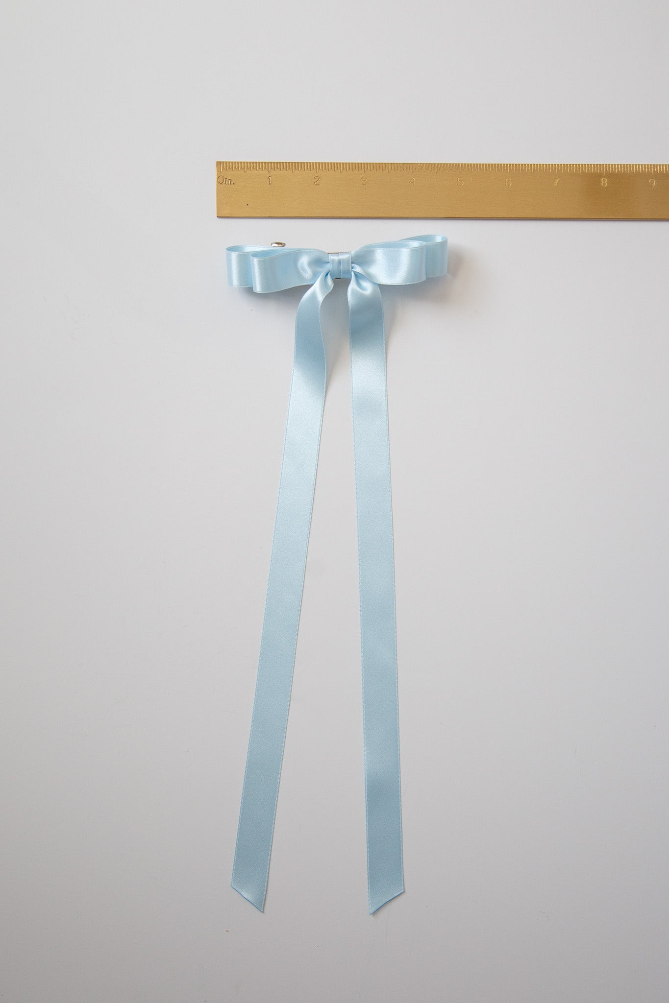 Micro Alice Signature Satin Bow Barrette