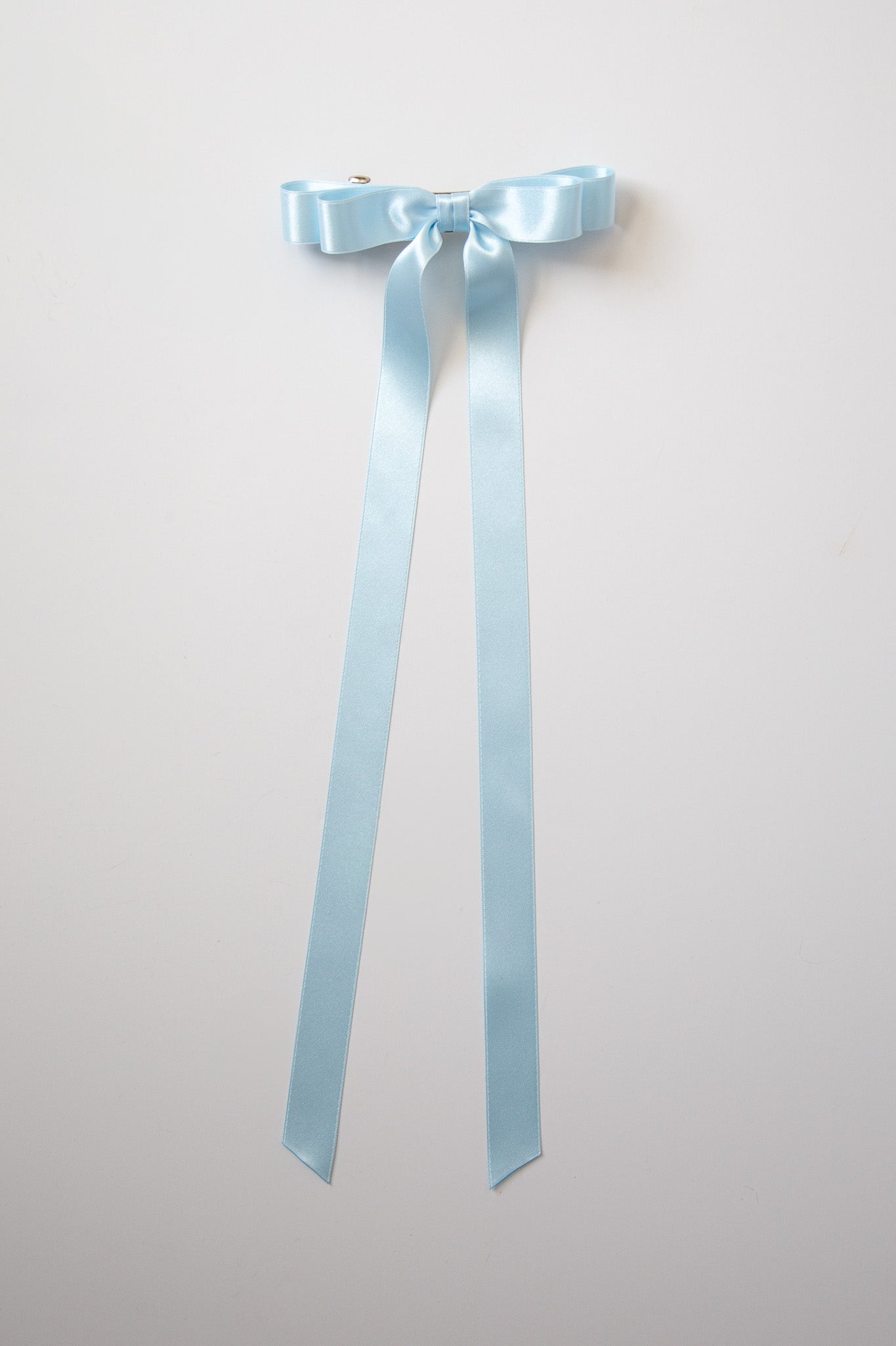 Micro Alice Signature Satin Bow Barrette