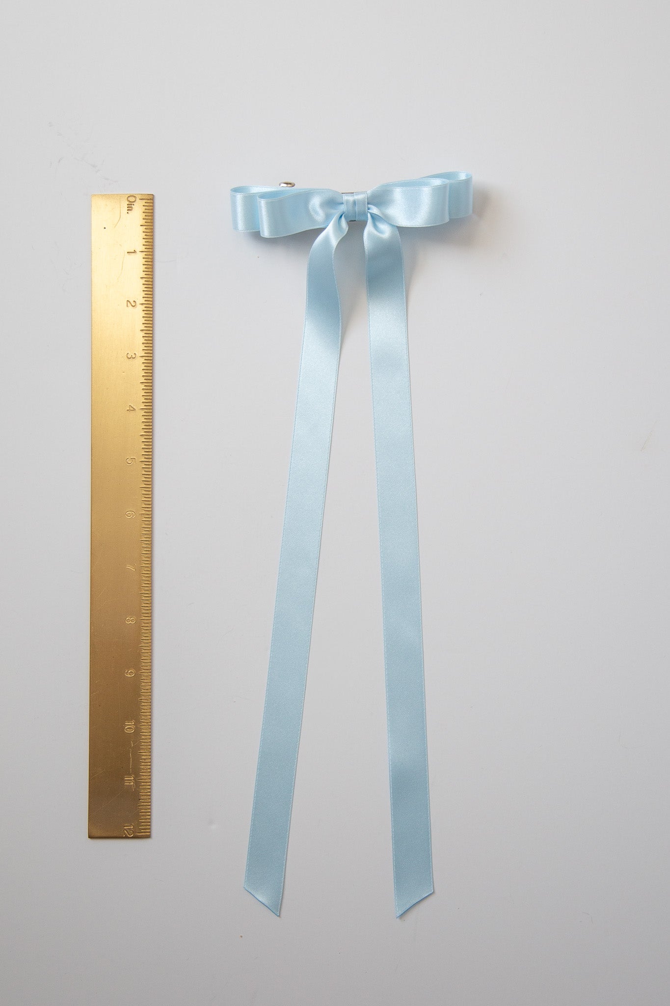 Micro Alice Signature Satin Bow Barrette