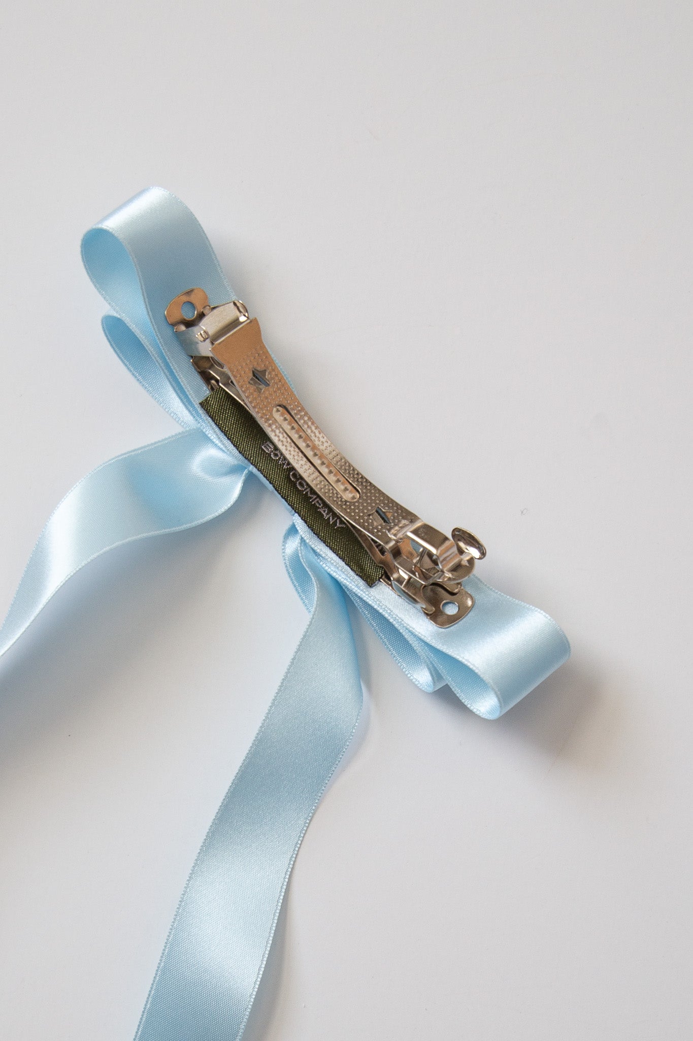 Micro Alice Signature Satin Bow Barrette