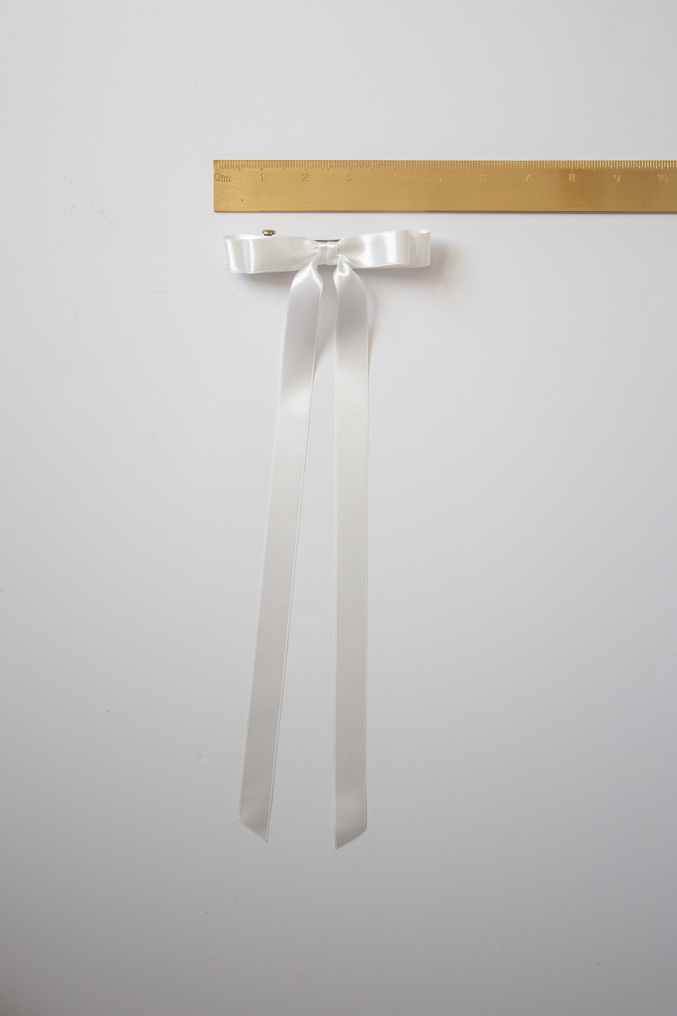 Micro Alice Signature Satin Bow Barrette