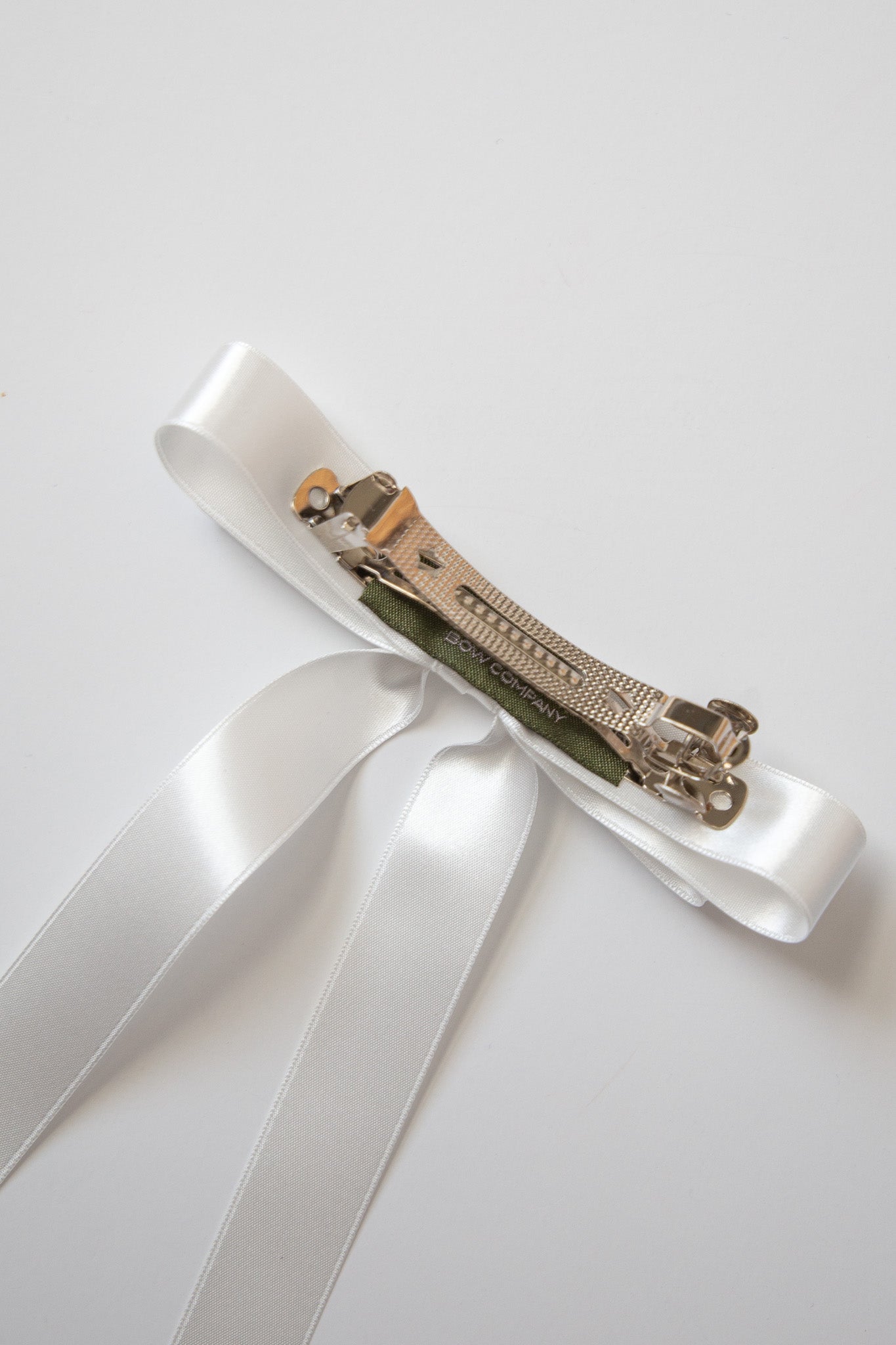 Micro Alice Signature Satin Bow Barrette