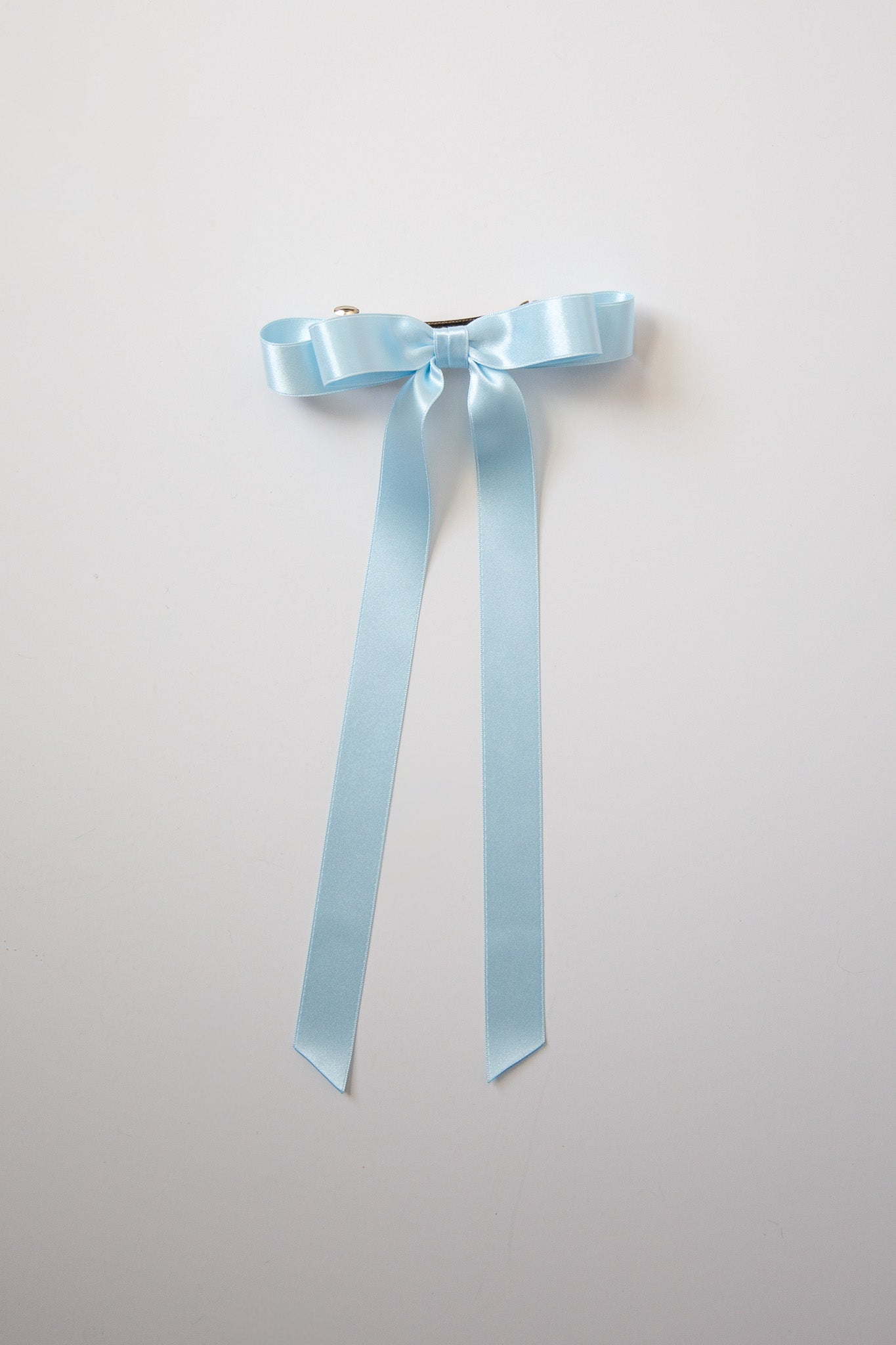 Micro Alice Signature Satin Bow Barrette