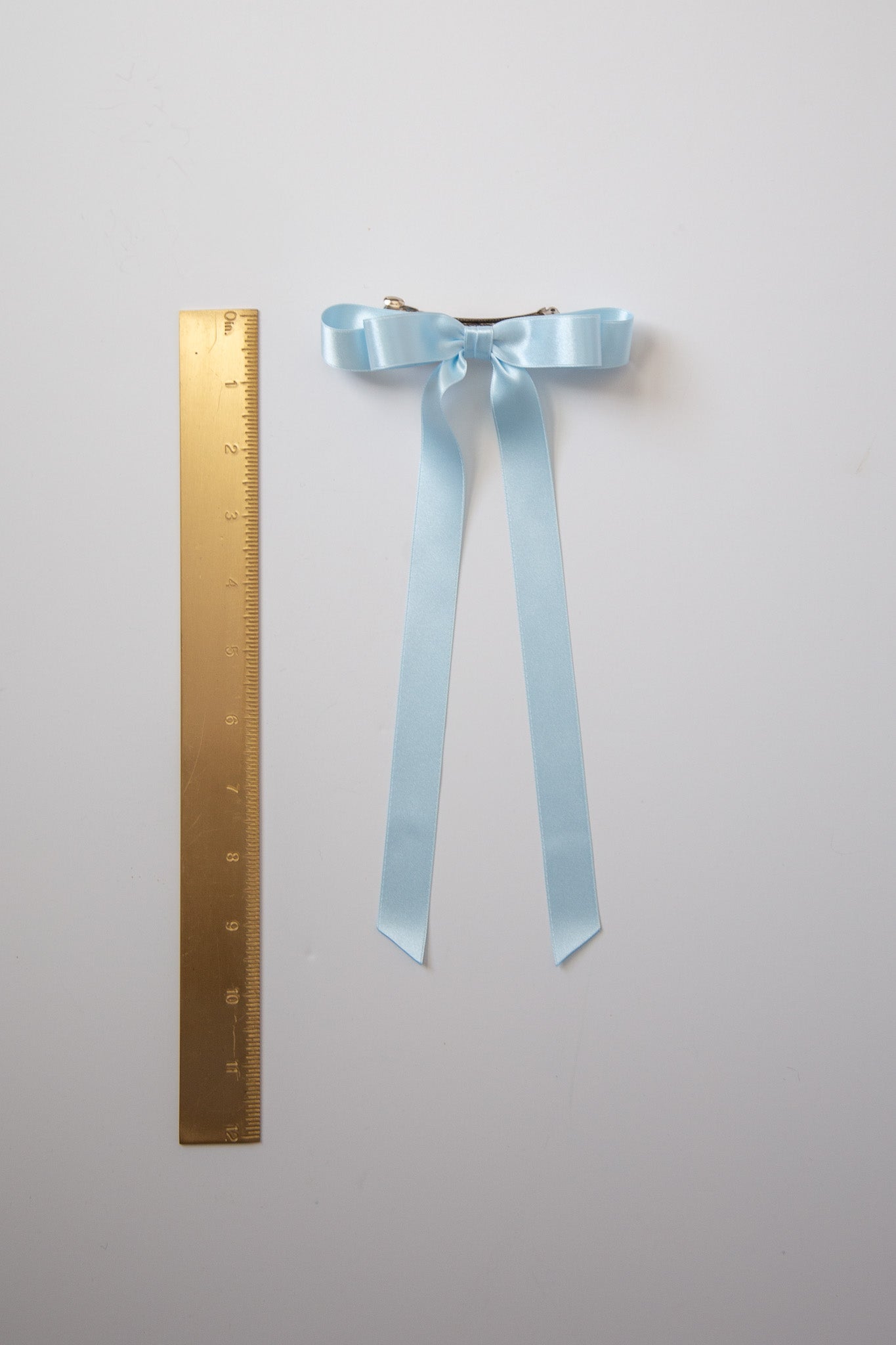 Micro Alice Signature Satin Bow Barrette