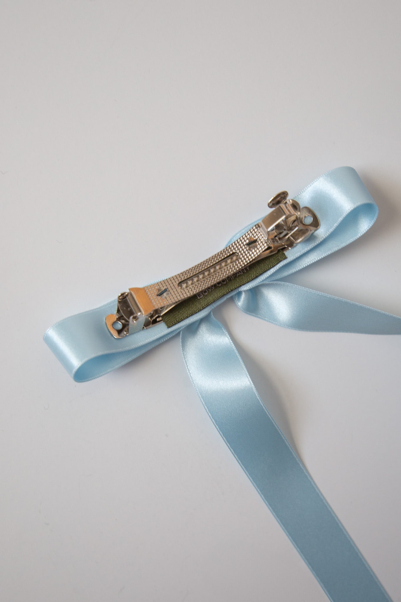 Micro Alice Signature Satin Bow Barrette