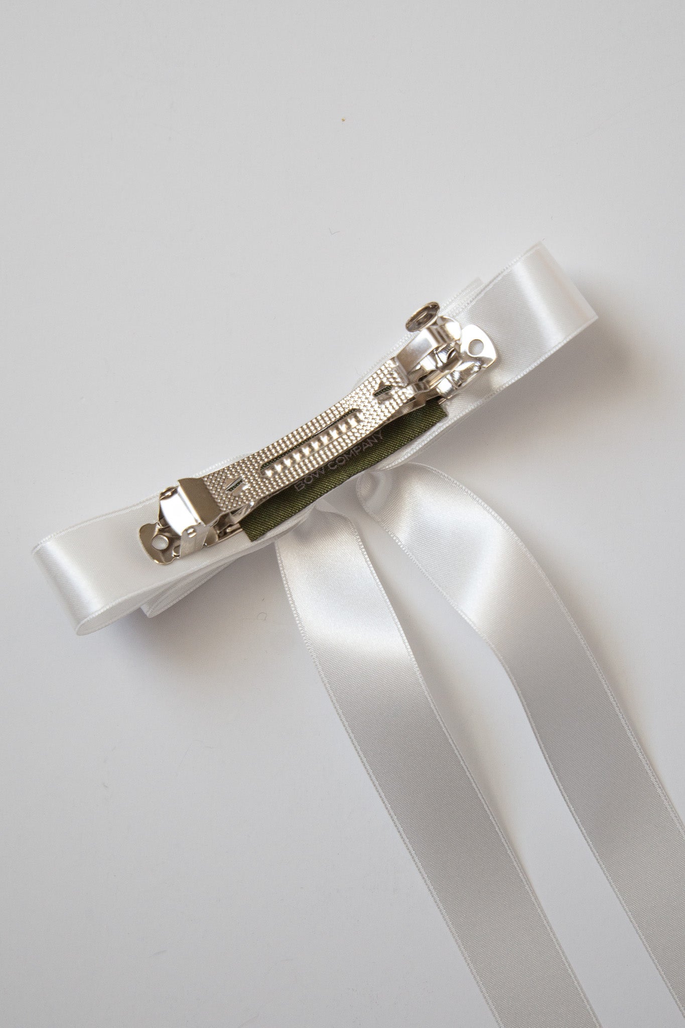 Micro Alice Signature Satin Bow Barrette