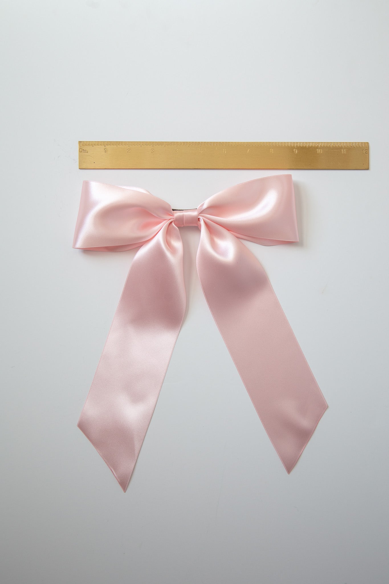 Oversized Bailee Signature Satin Bow Barrette