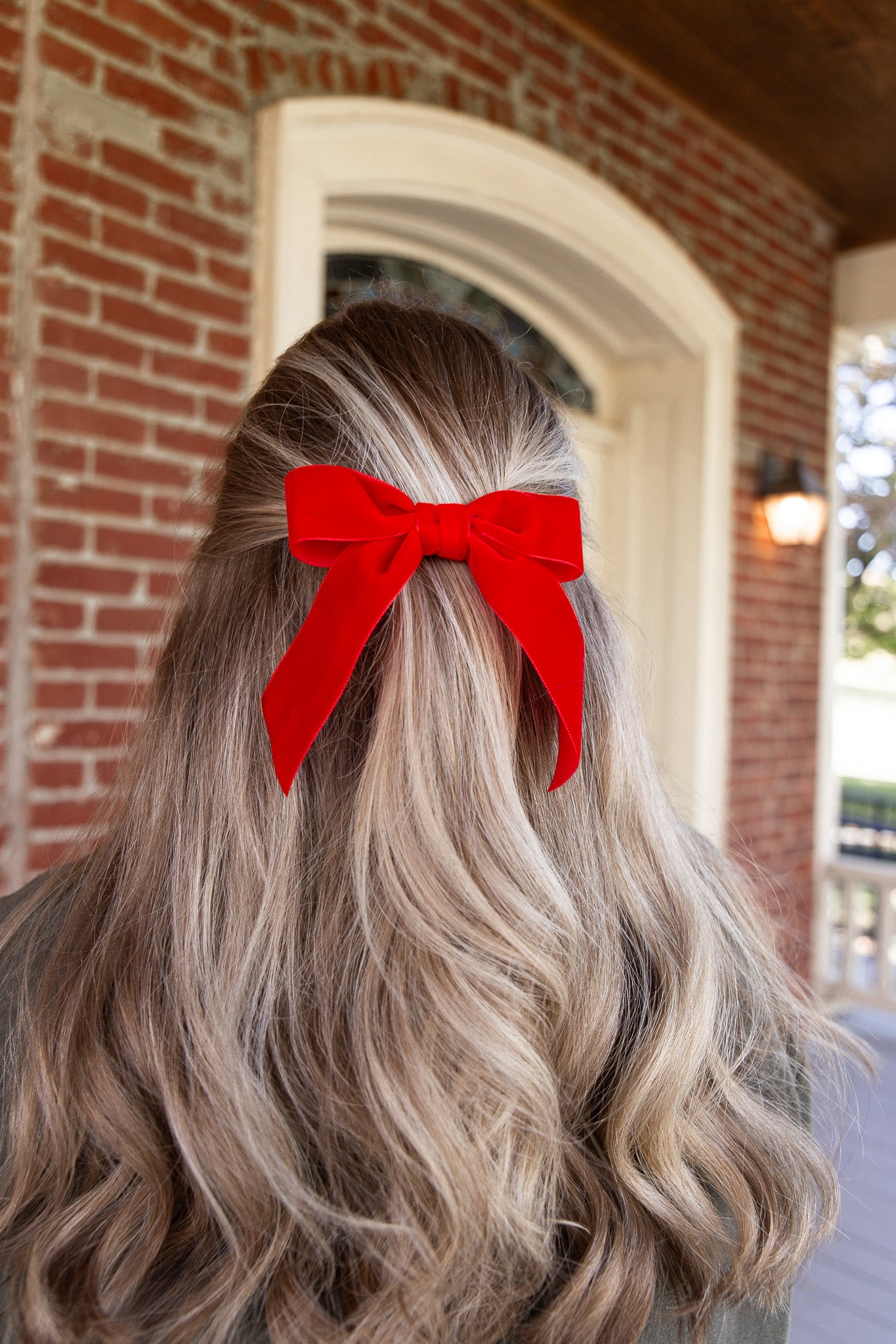 Delora Velvet Bow