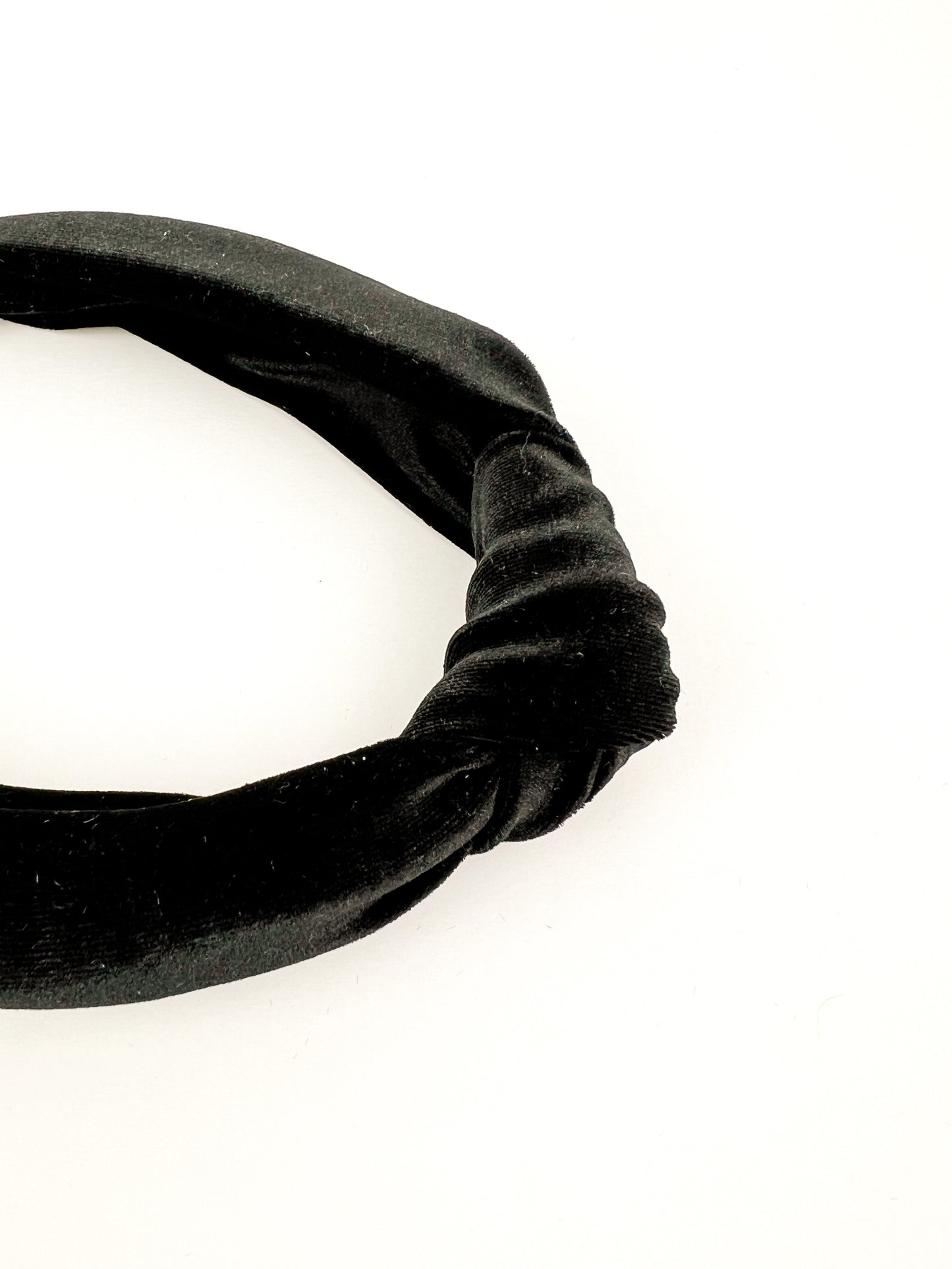 Velvet Top Knot Headband