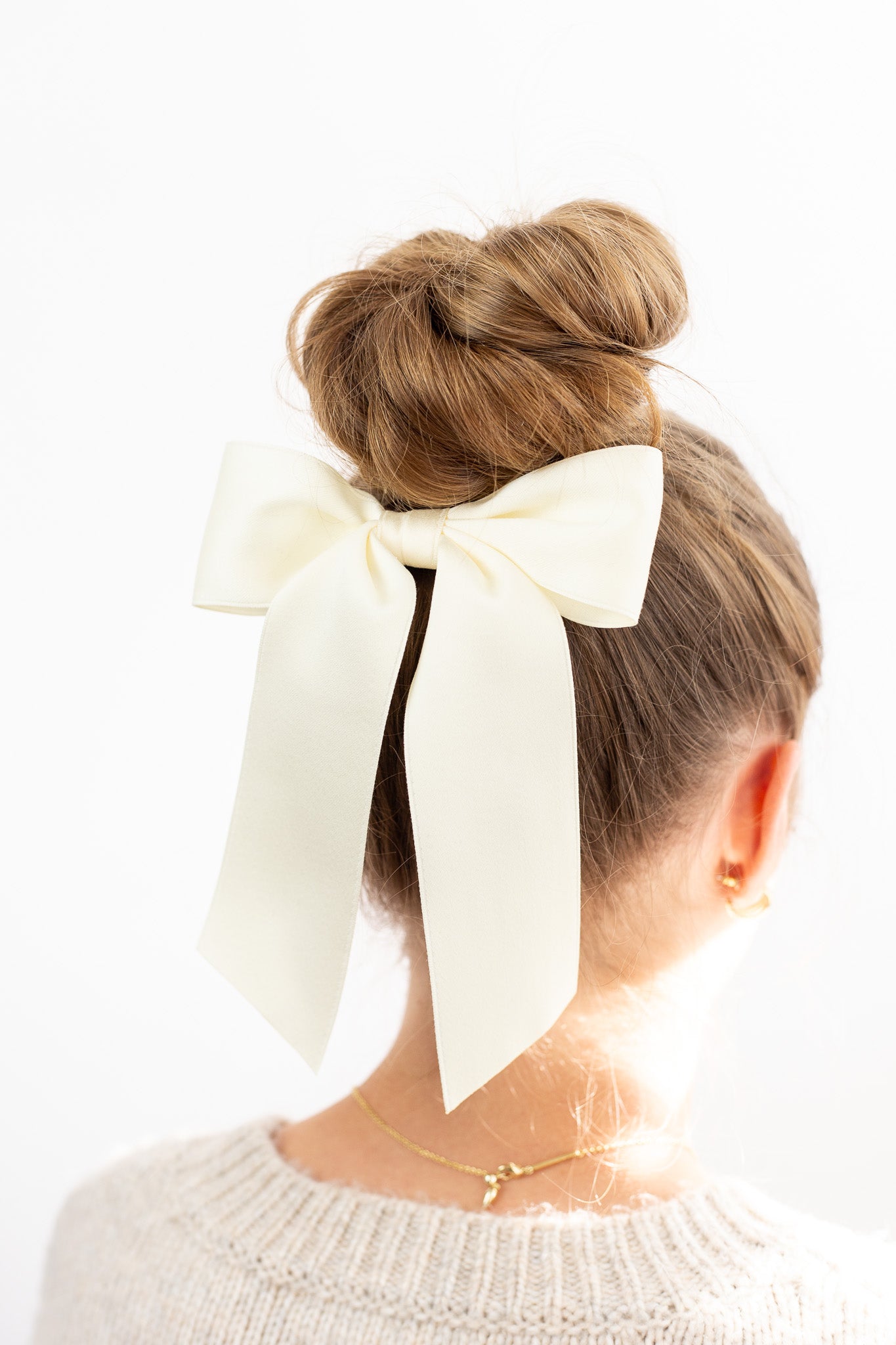 Bailee Matte Satin Bow