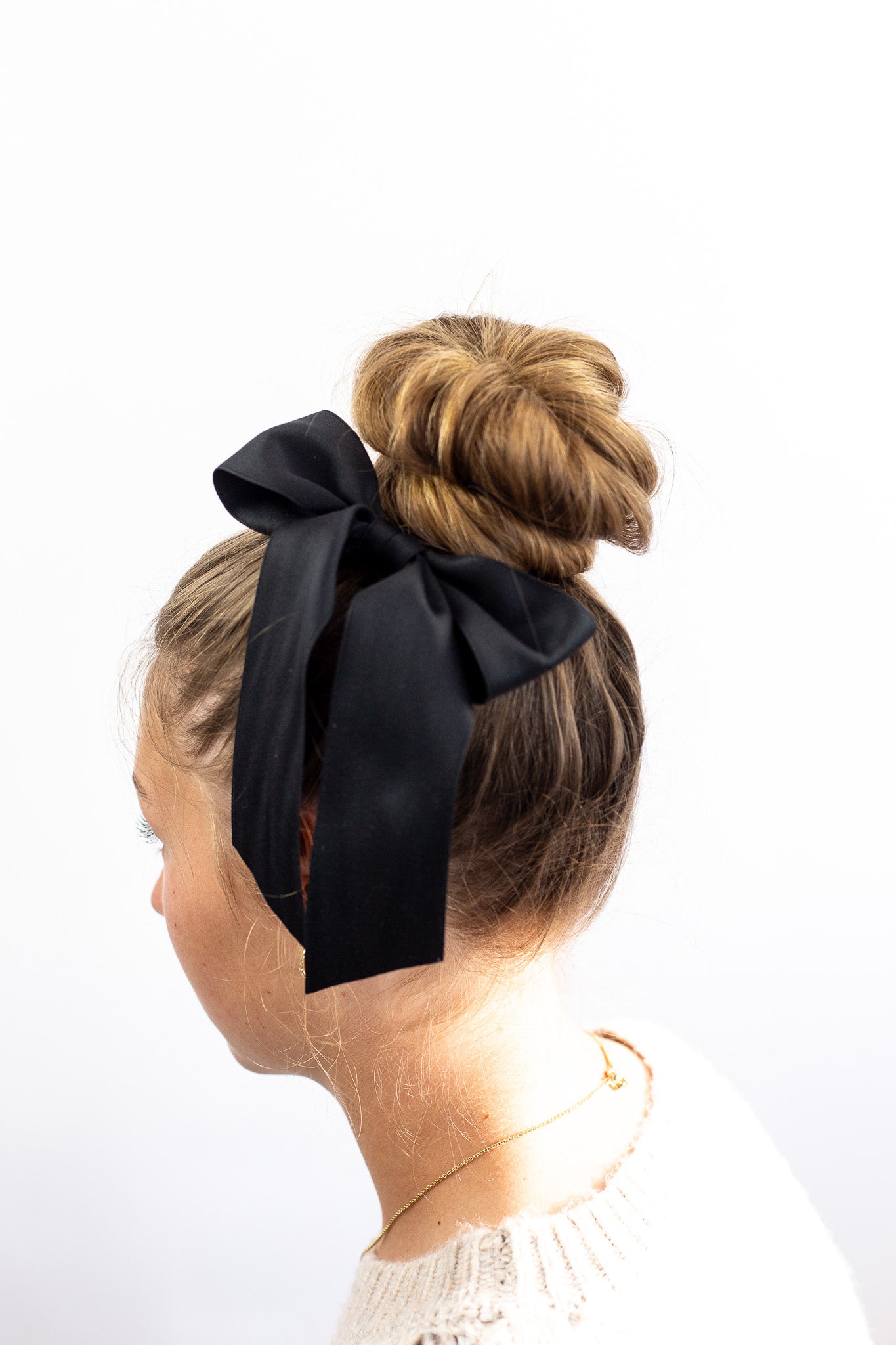 Bailee Matte Satin Bow