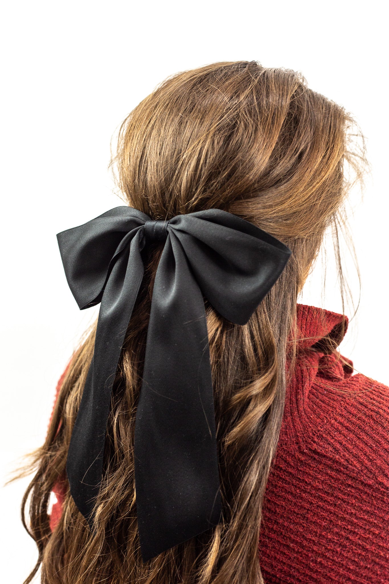 Oversized Bailee Matte Satin Bow