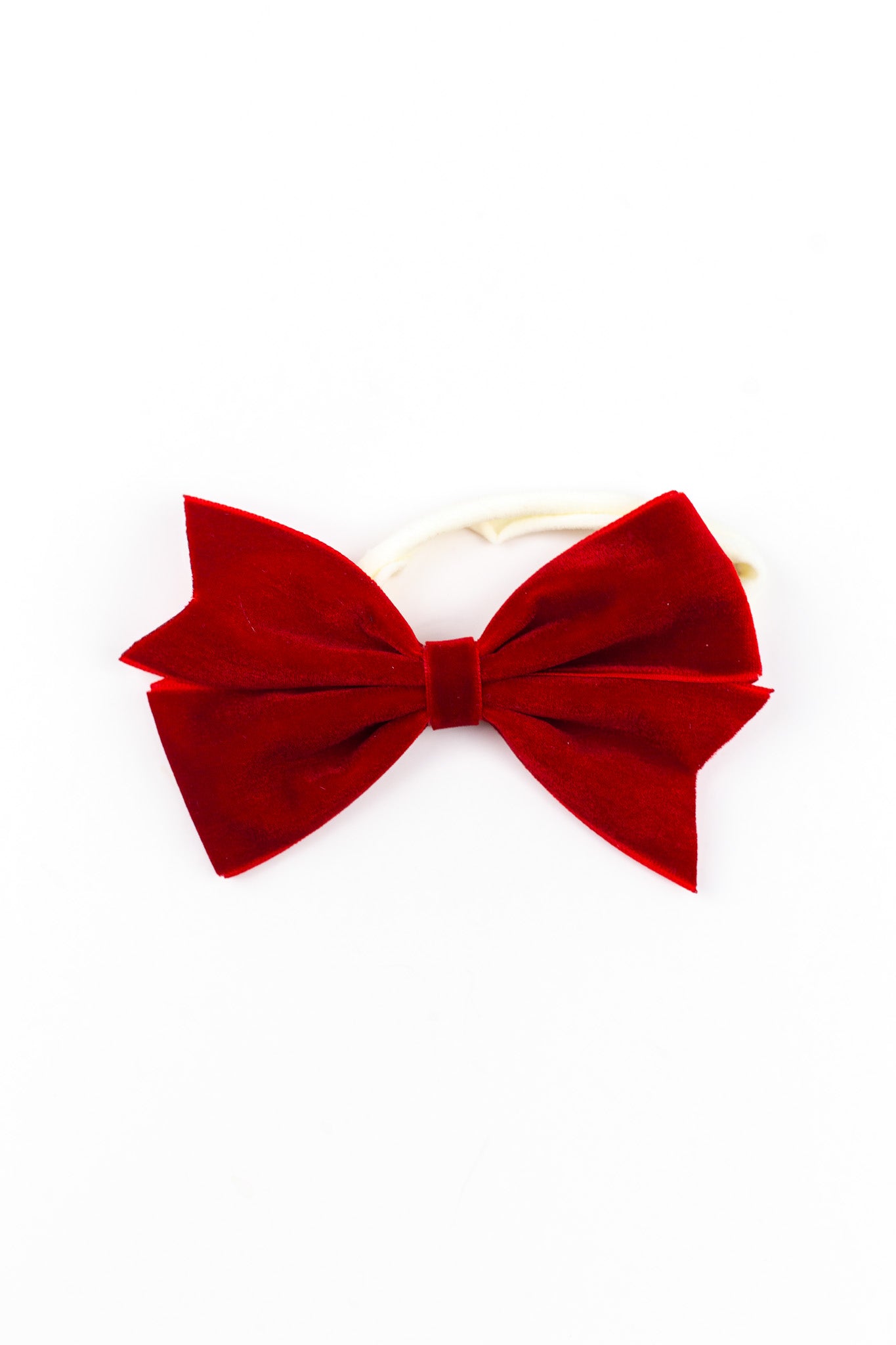 Anna Velvet Bow Baby Headband