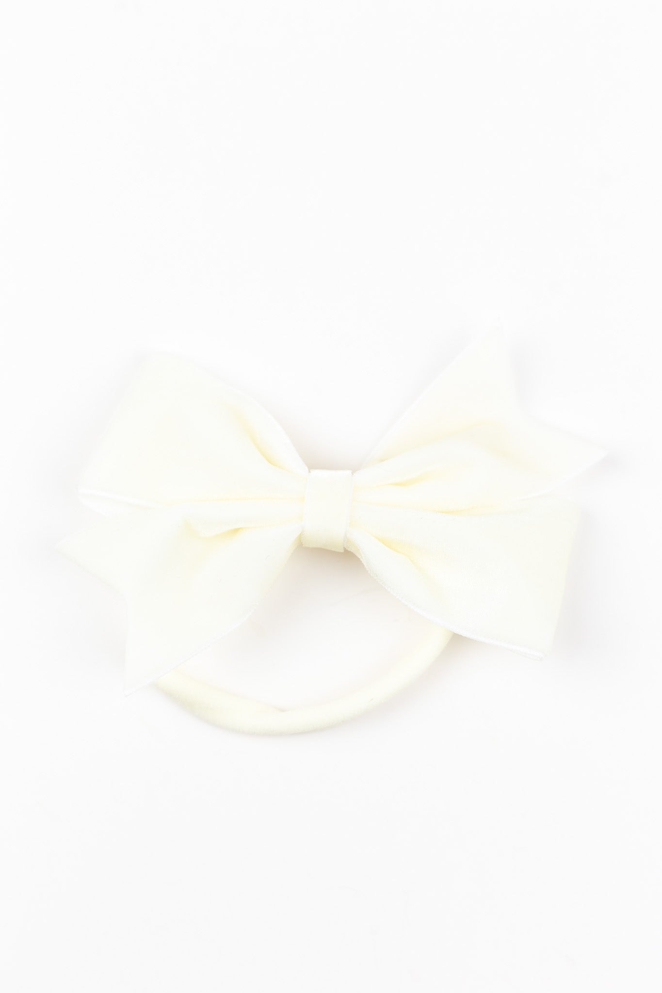 Anna Velvet Bow Baby Headband
