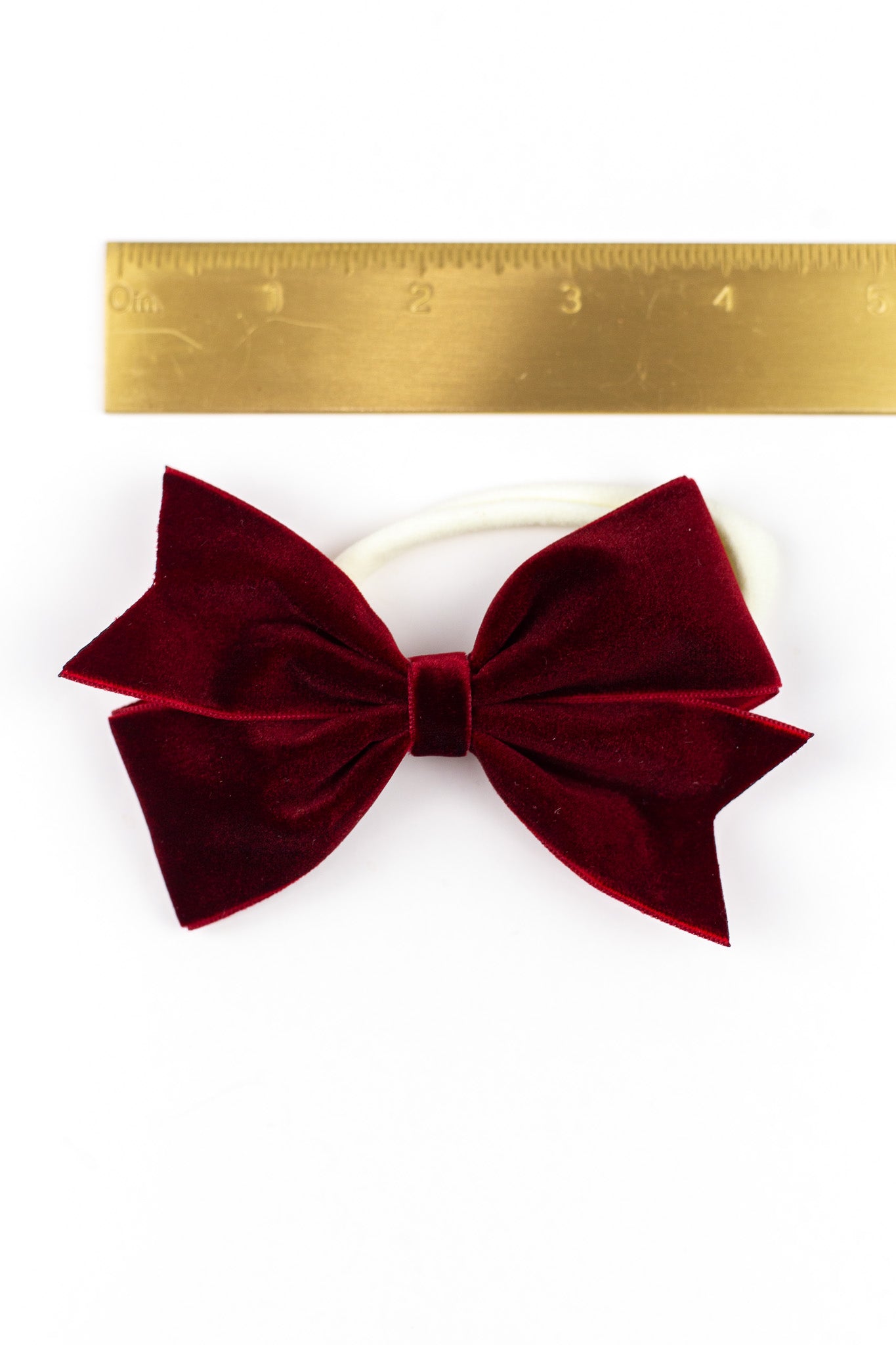 Anna Velvet Bow Baby Headband
