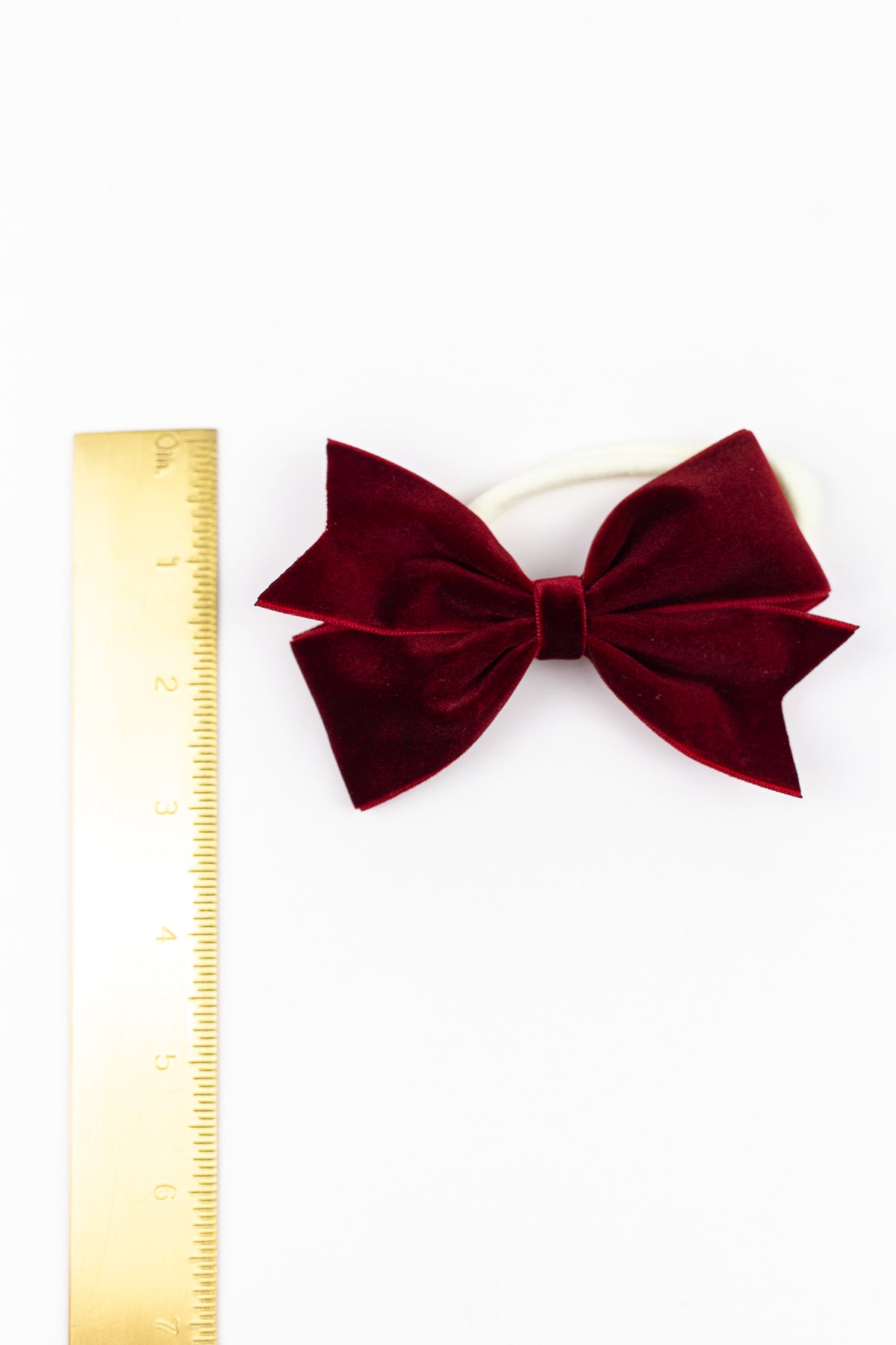 Anna Velvet Bow Baby Headband