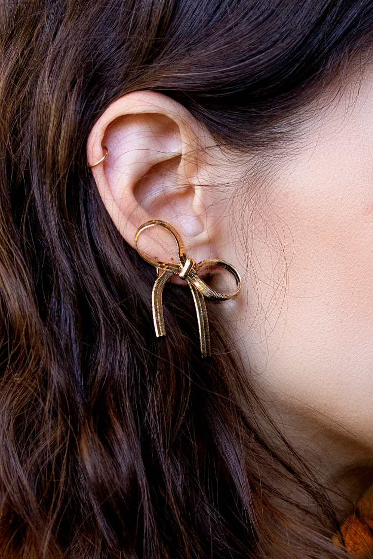 The Bow is Mine Stud Earrings