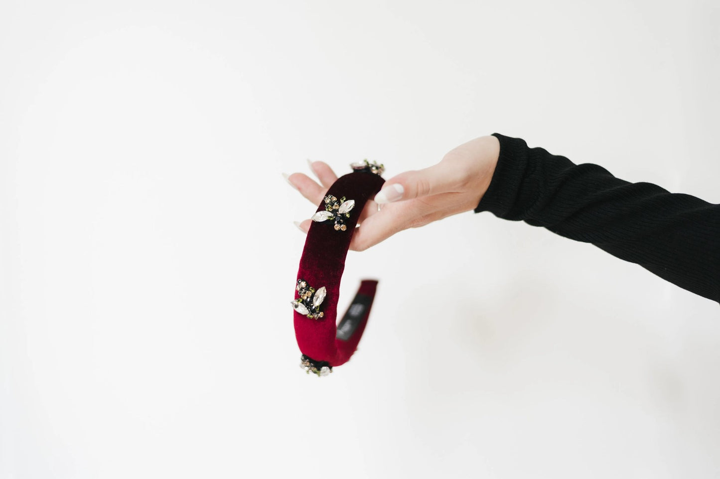 Embelished Padded Velvet Headband