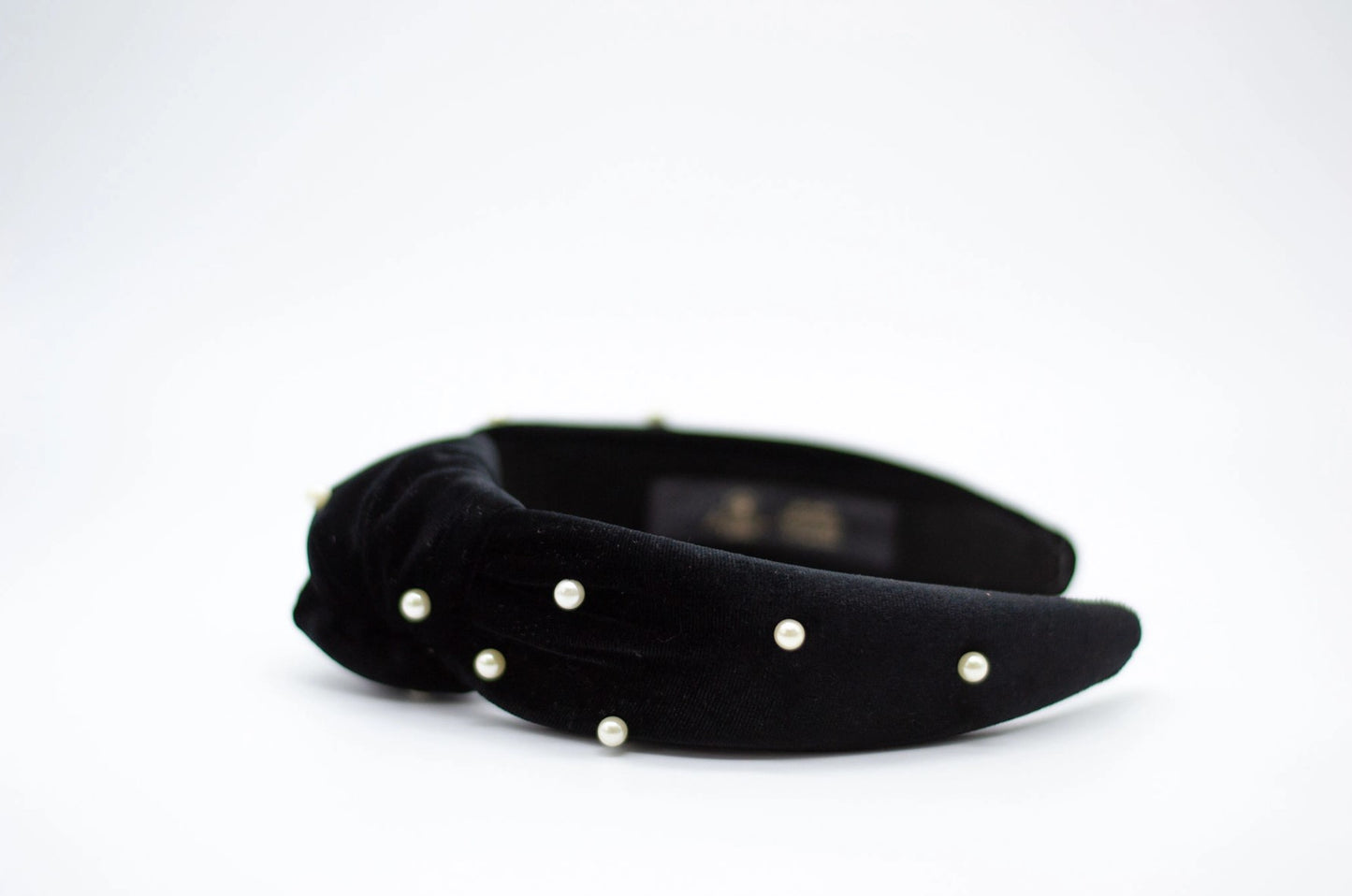 Pearl Velvet Knotted Headband
