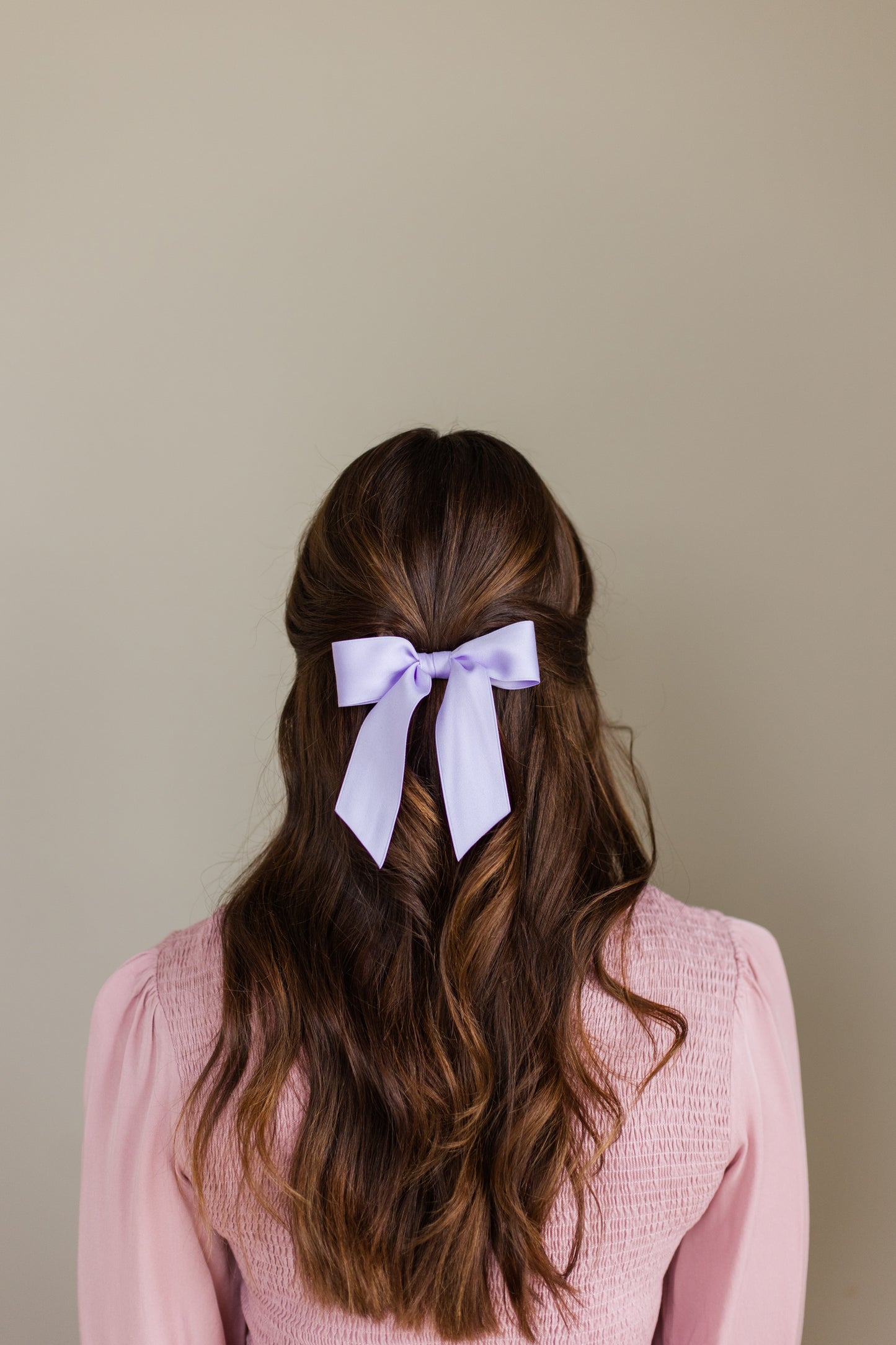 Delora Matte Satin Bow
