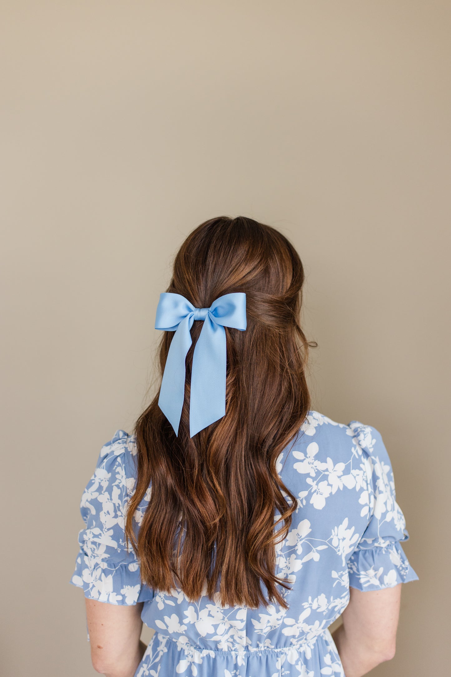 Bailee Matte Satin Bow