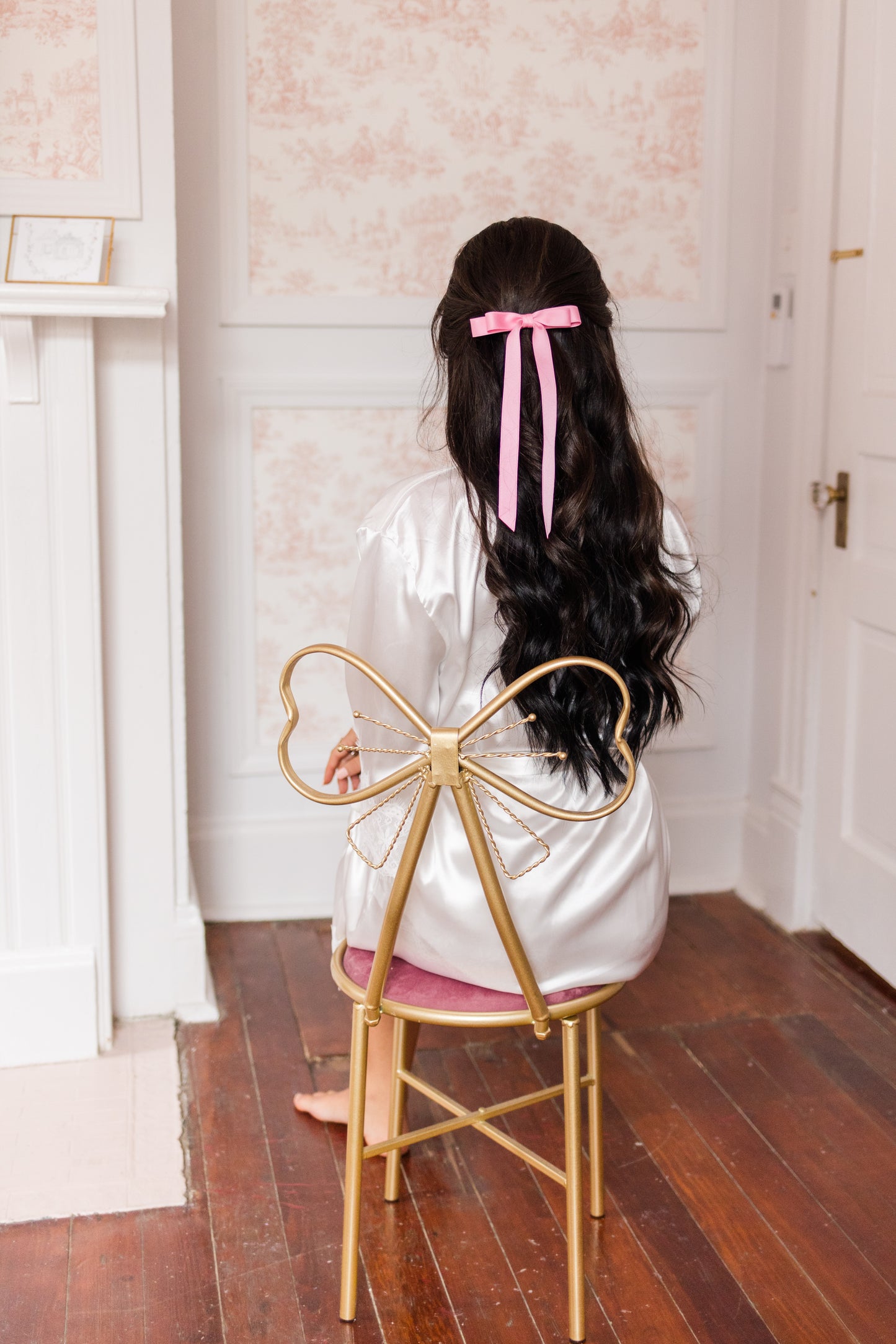 Micro Alice Matte Satin Bow