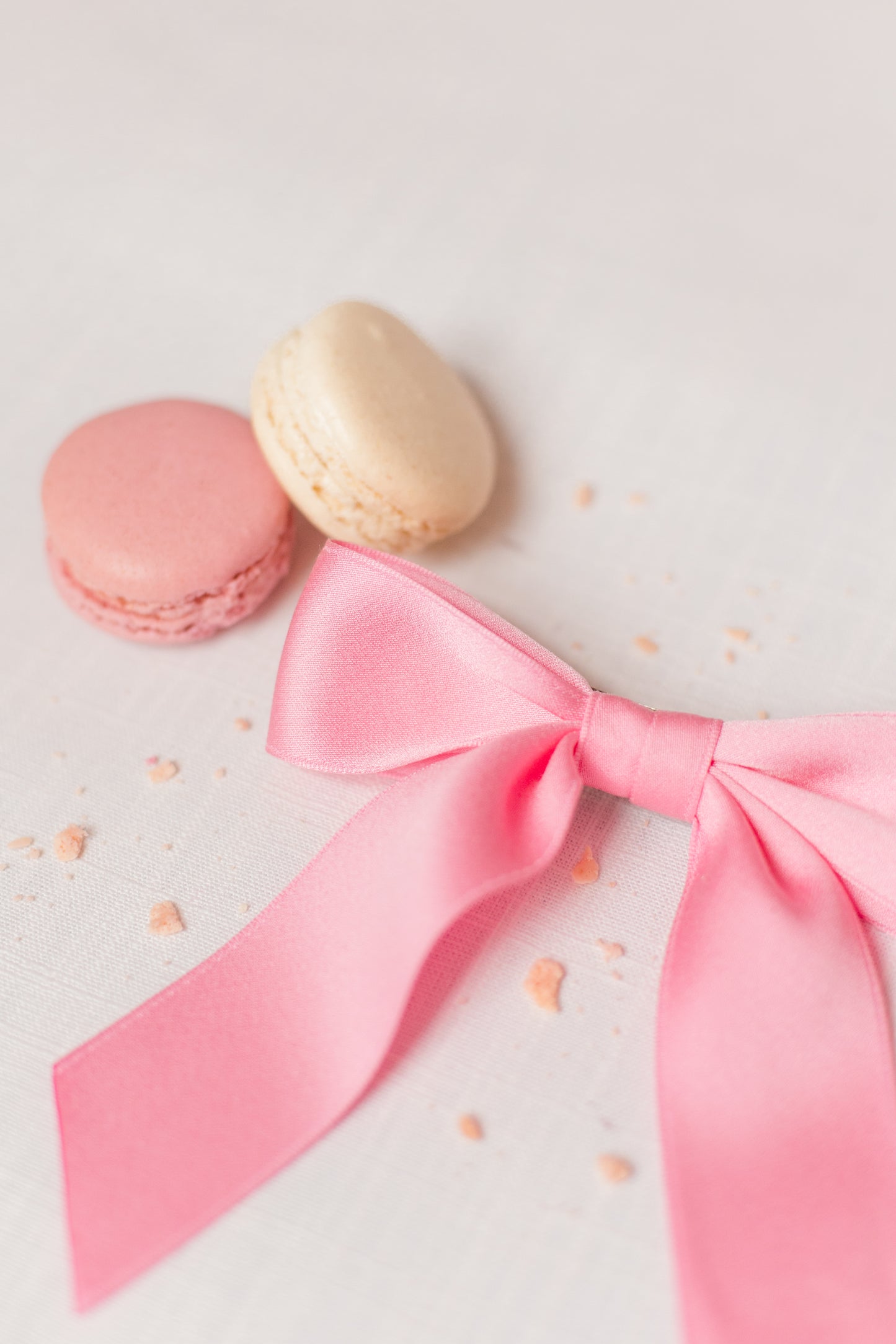 Delora Matte Satin Bow