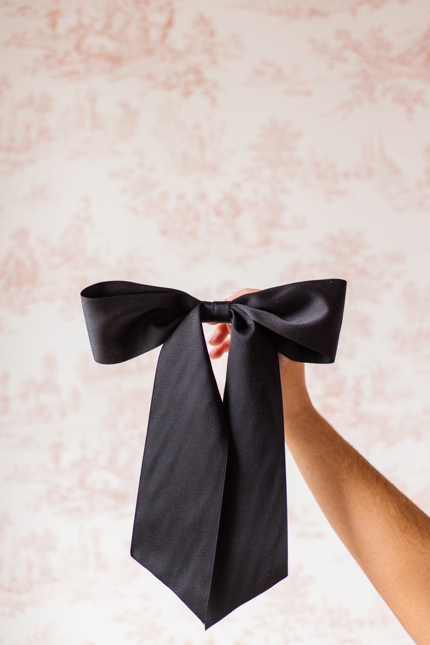 Oversized Bailee Matte Satin Bow
