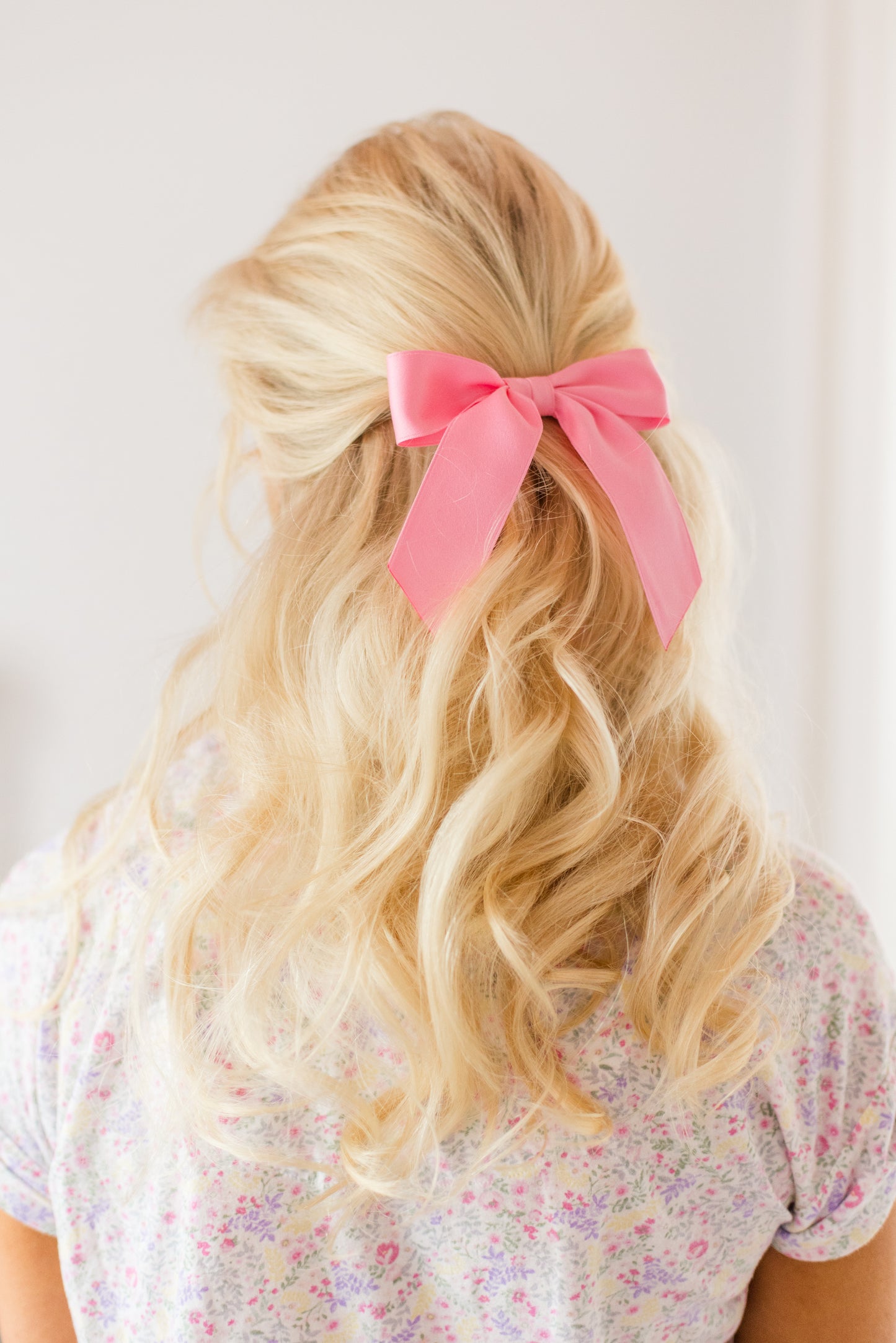 Delora Matte Satin Bow