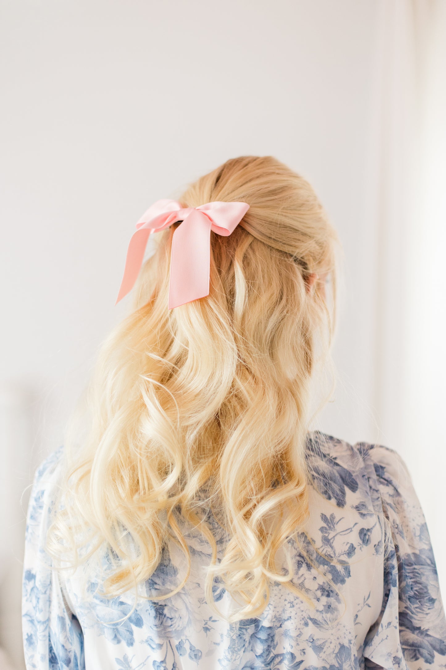 Delora Matte Satin Bow