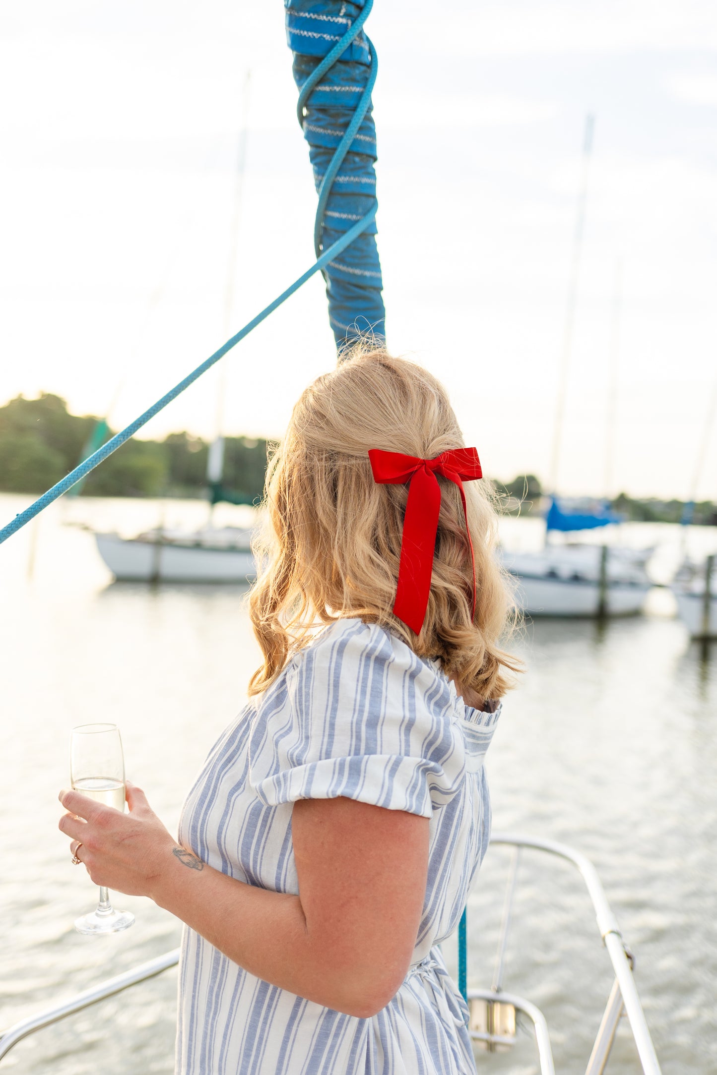 Florence Matte Satin Bow