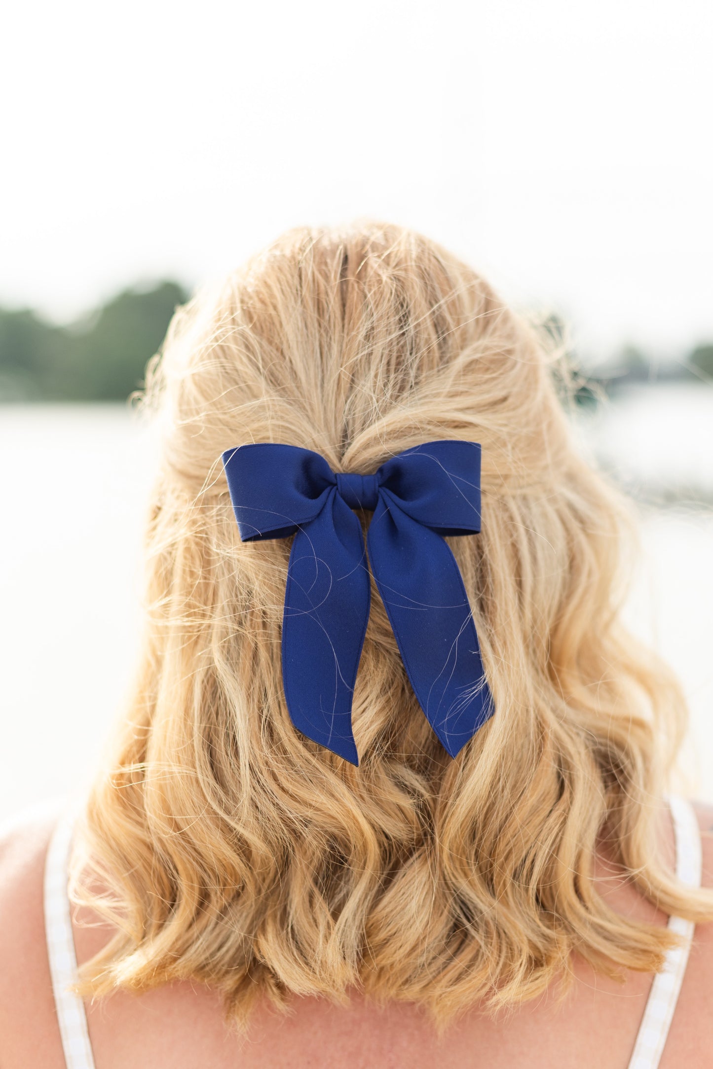Delora Matte Satin Bow