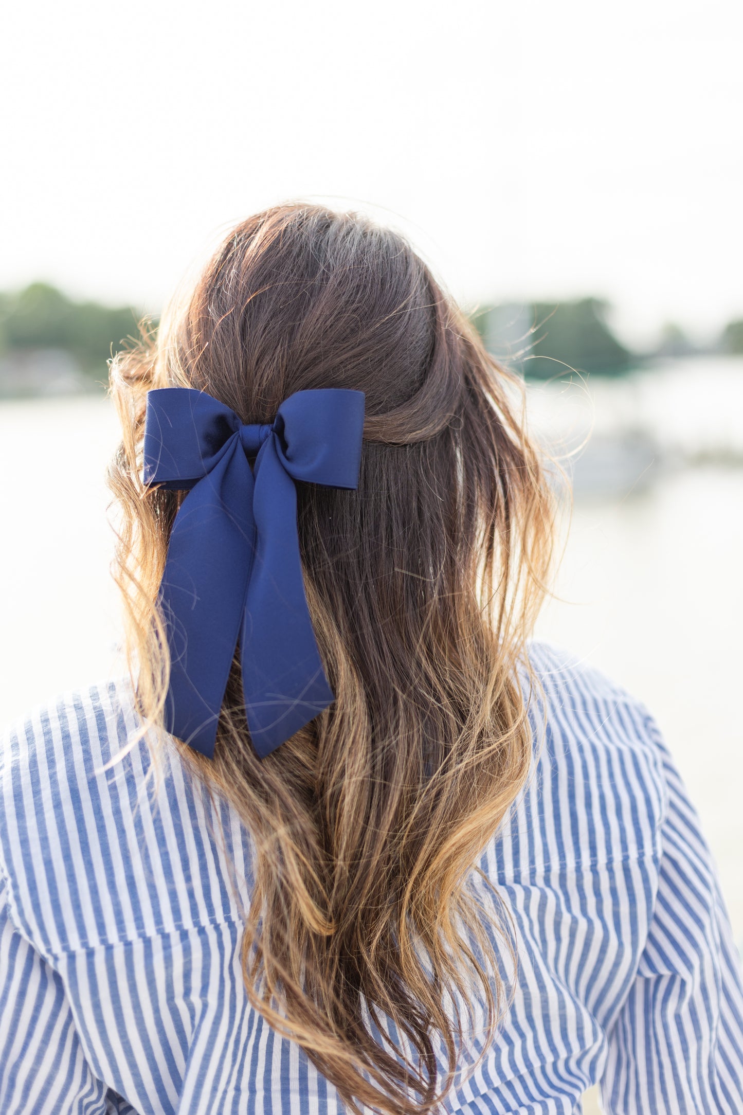 Bailee Matte Satin Bow