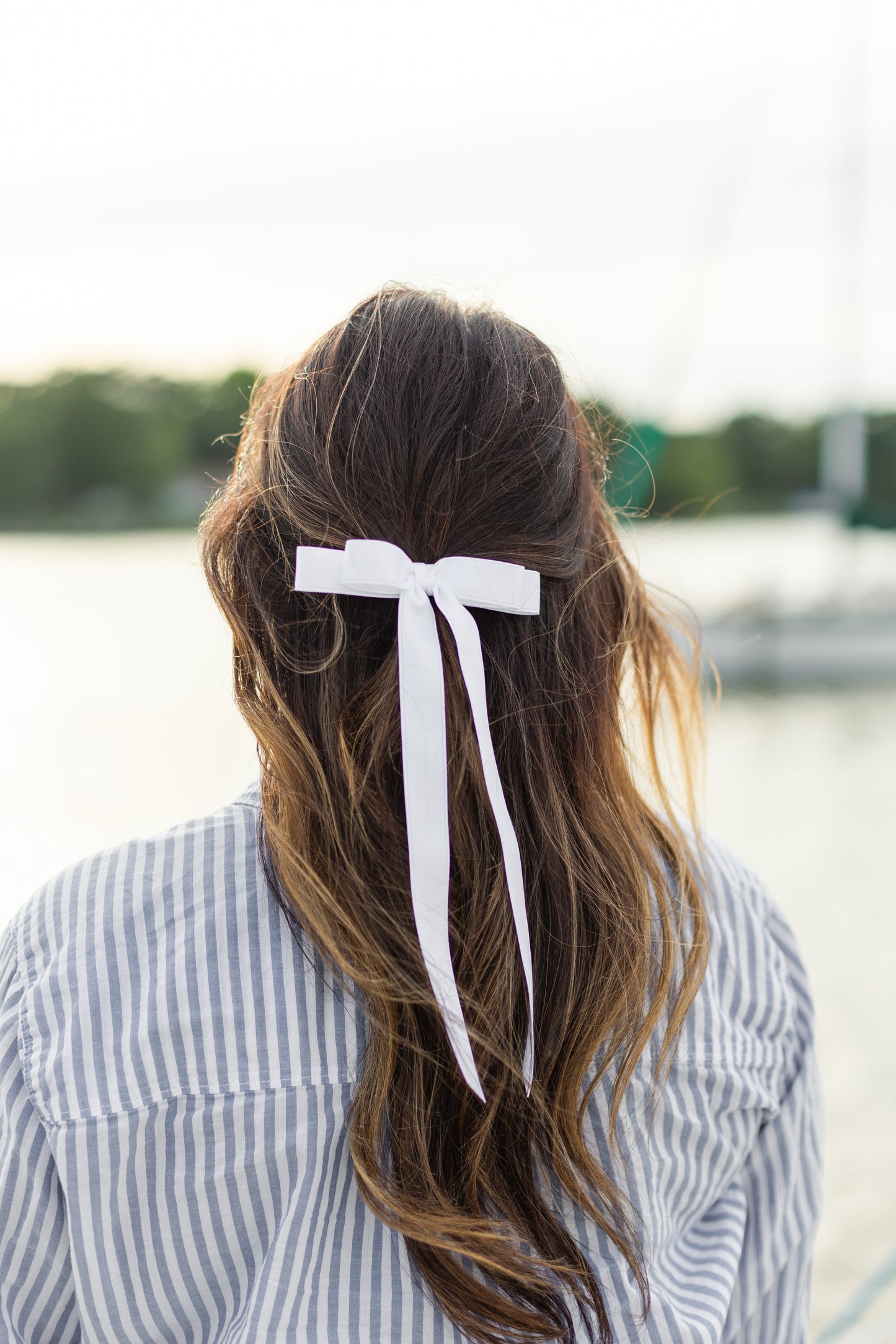 Micro Alice Matte Satin Bow
