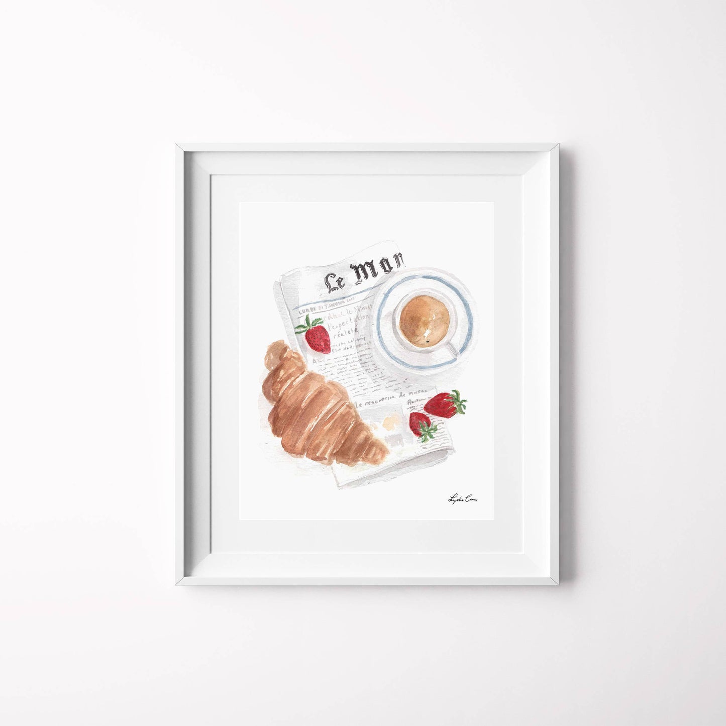 Le Petit Dejeuner Art Print