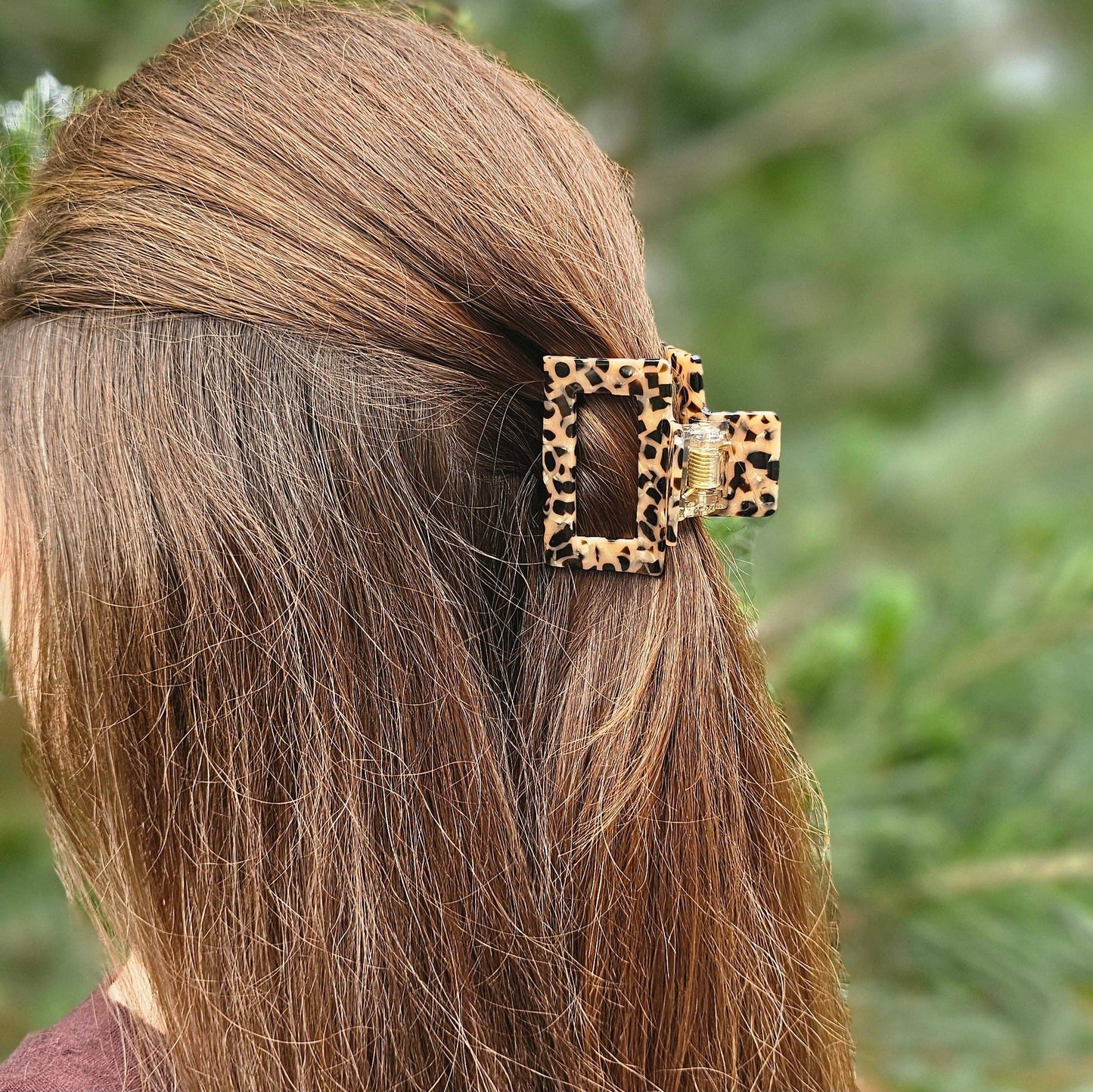 Carly Leopard Print Hair Claw