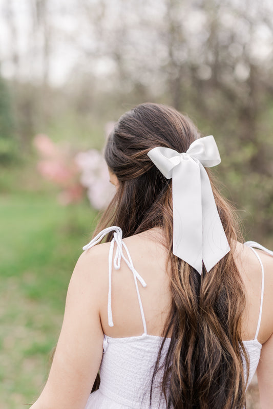 Wren Signature Satin Bow Barrette