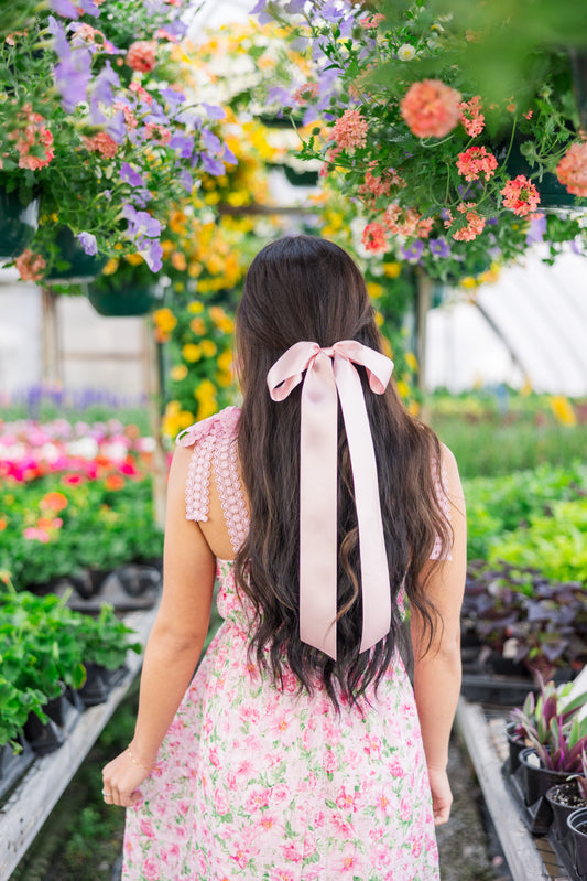 Sophia Signature Satin Bow Barrette