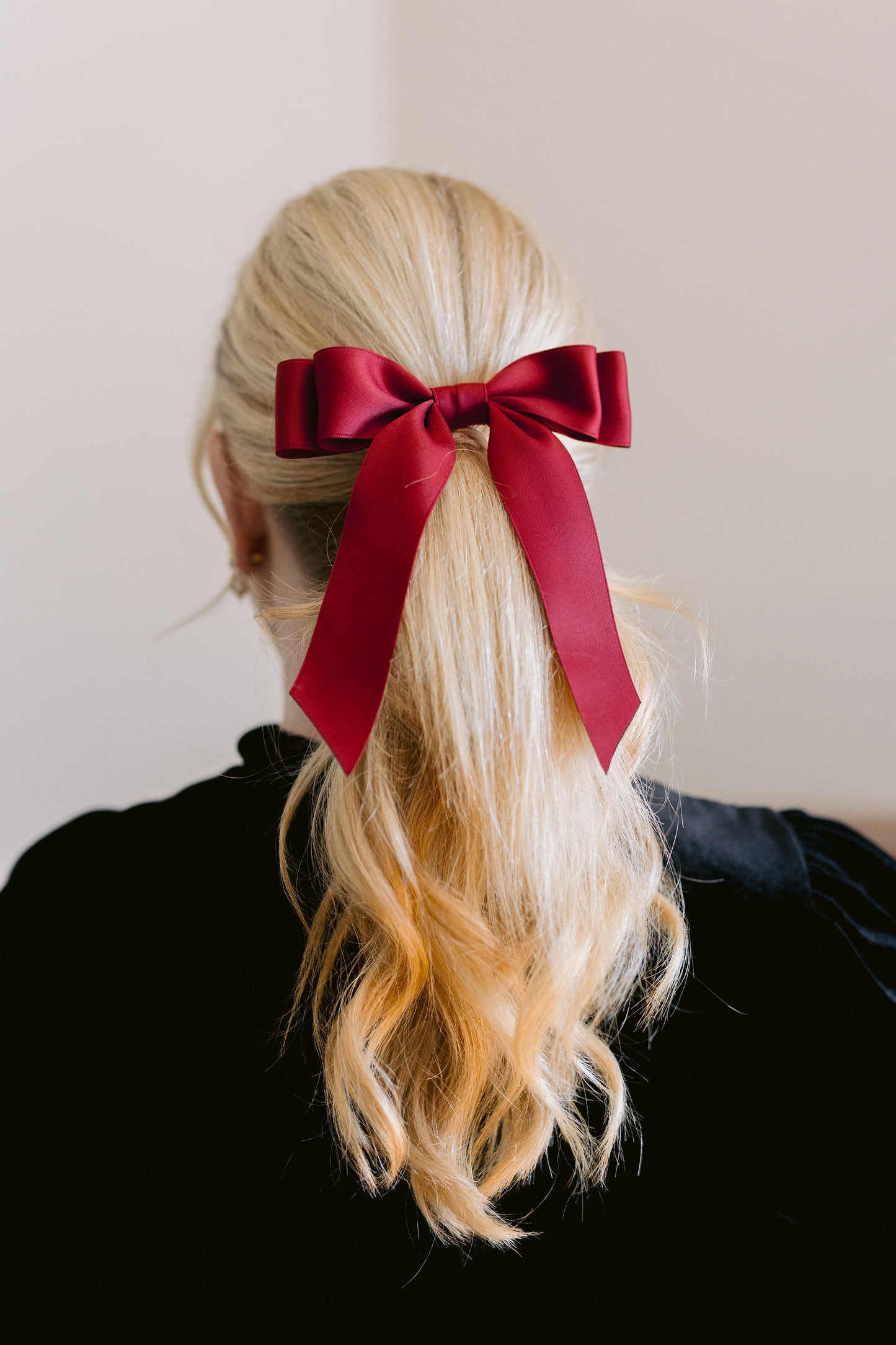 Stella Matte Satin Bow