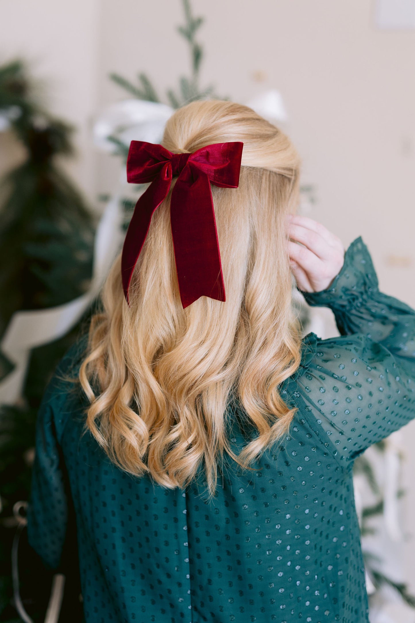 Bailee Velvet Bow